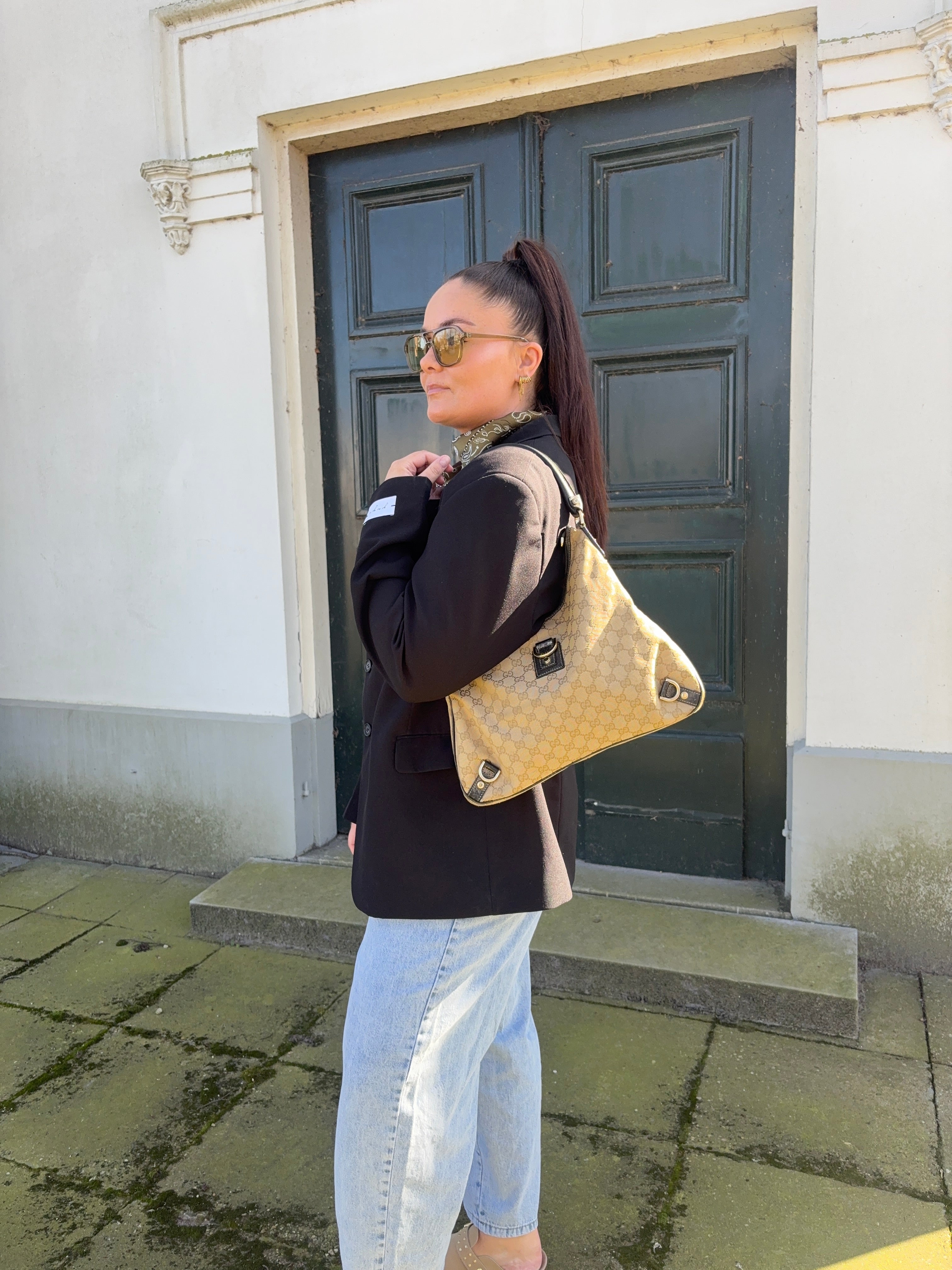 Gucci Canvas Abby D-ring Hobo