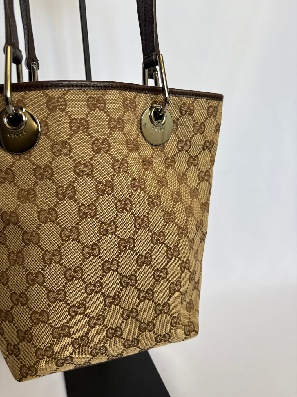 Gucci canvas eclipse tote