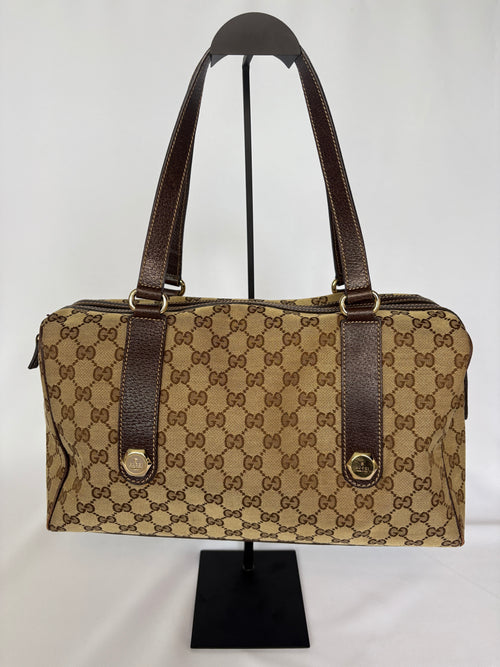 Gucci Canvas Boston Mini