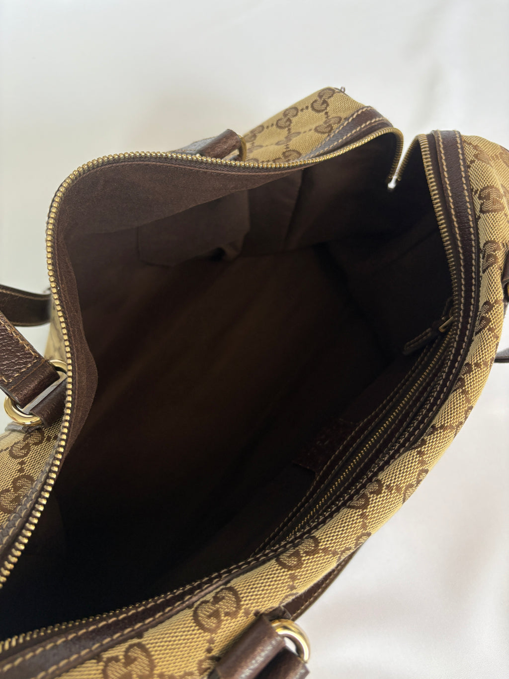Gucci Canvas Boston Mini