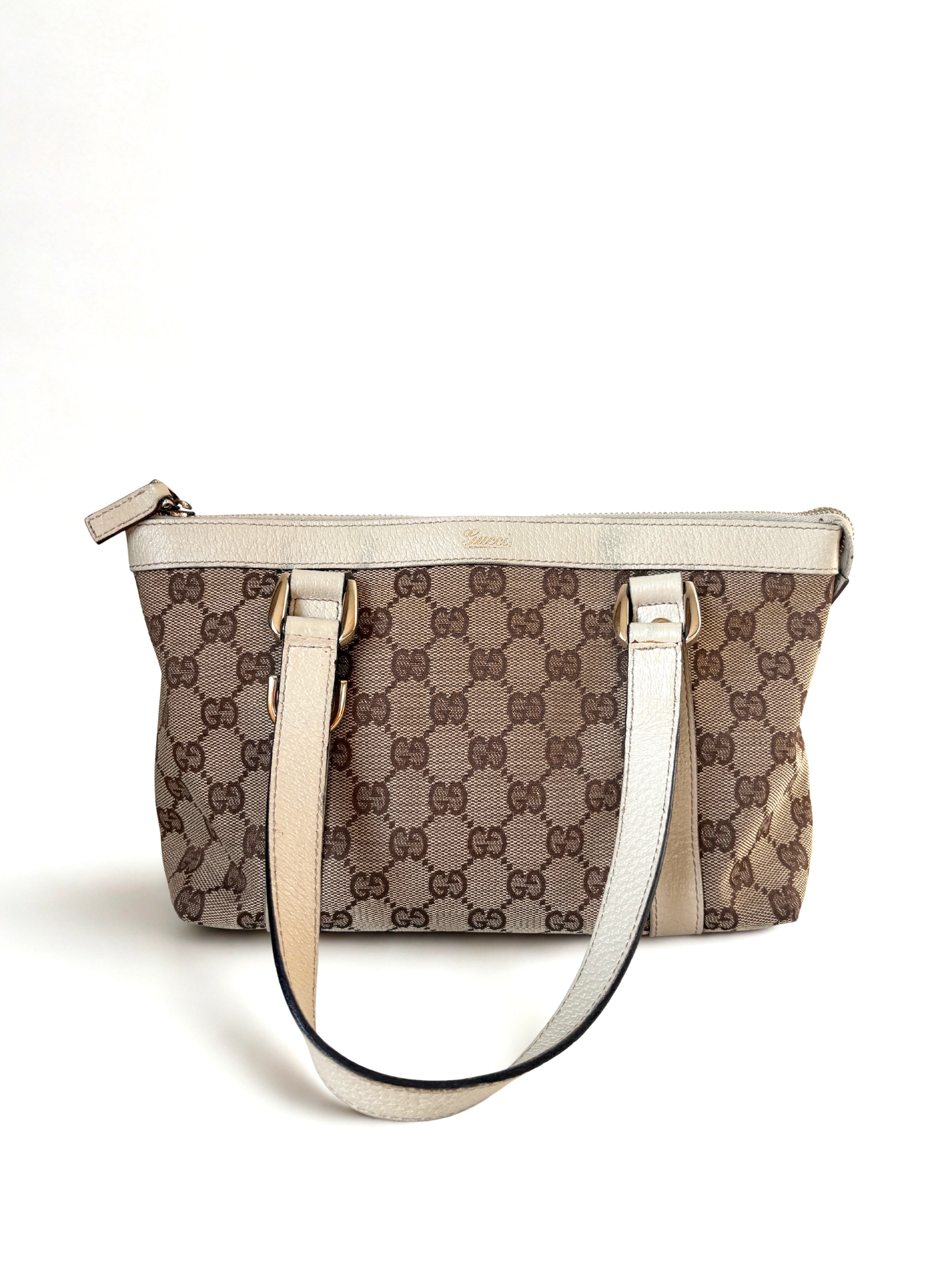 Gucci Abbey D-Ring Tote beige