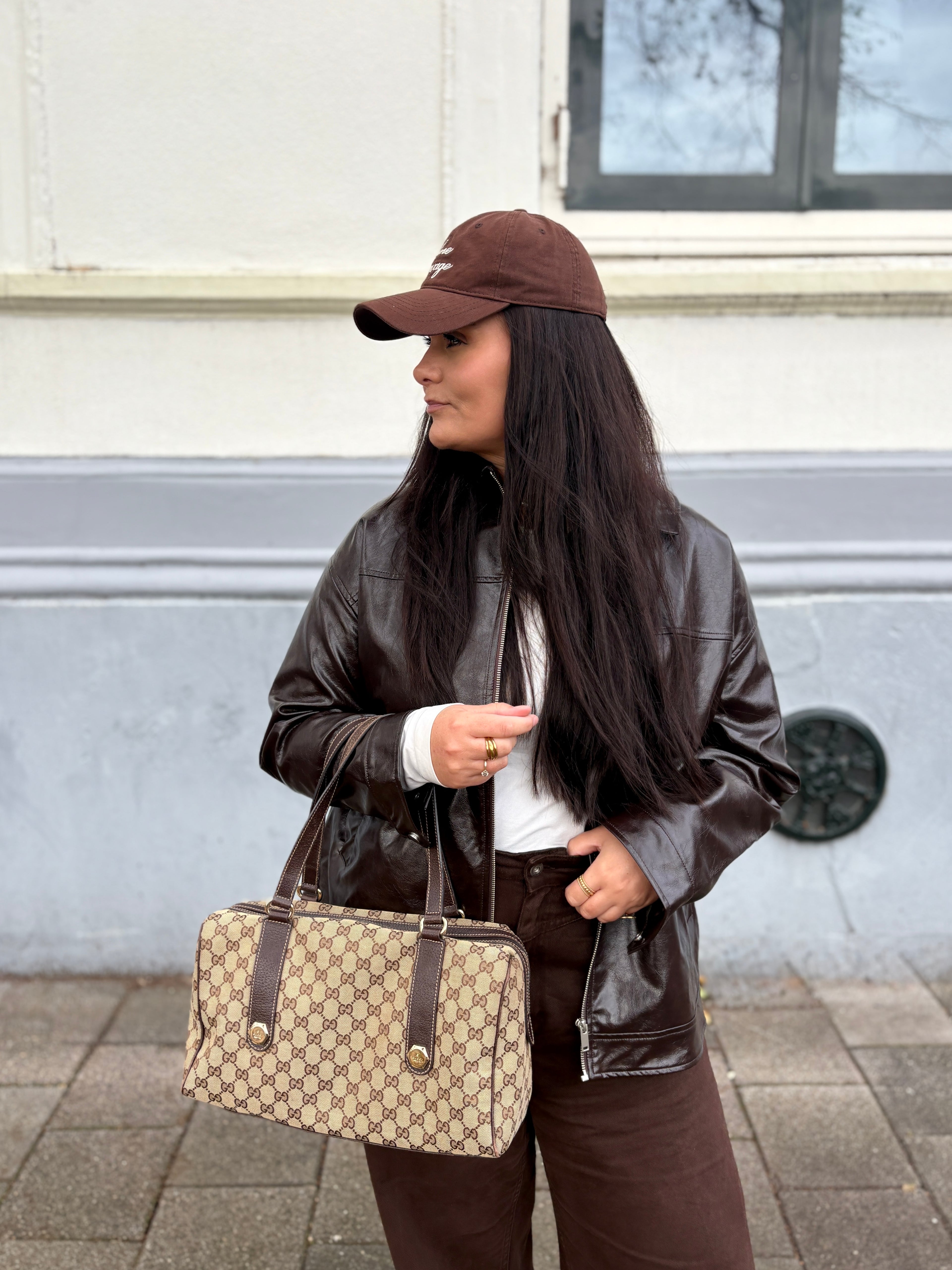 Gucci Monogram Charmy Boston