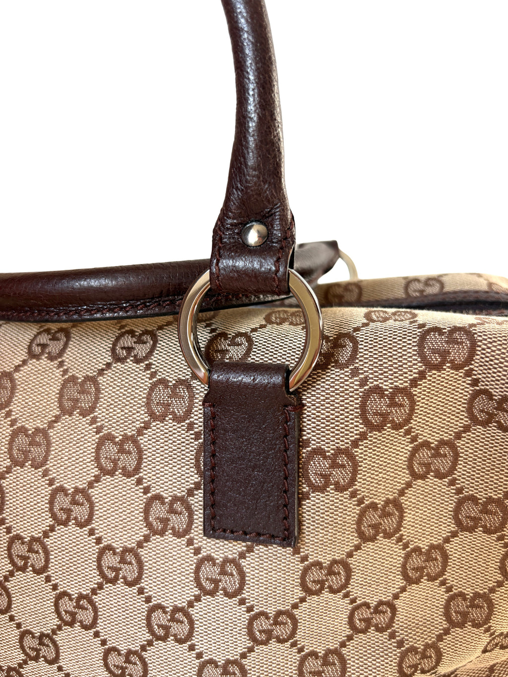 Gucci Monogram Boston Top Handle