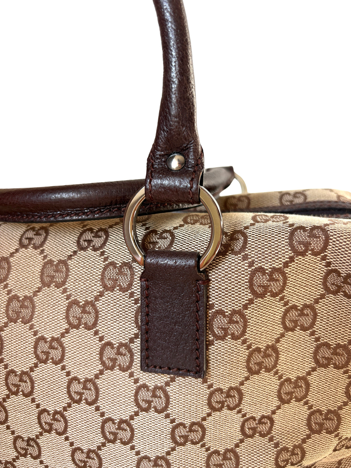 Gucci Monogram Boston Top Handle