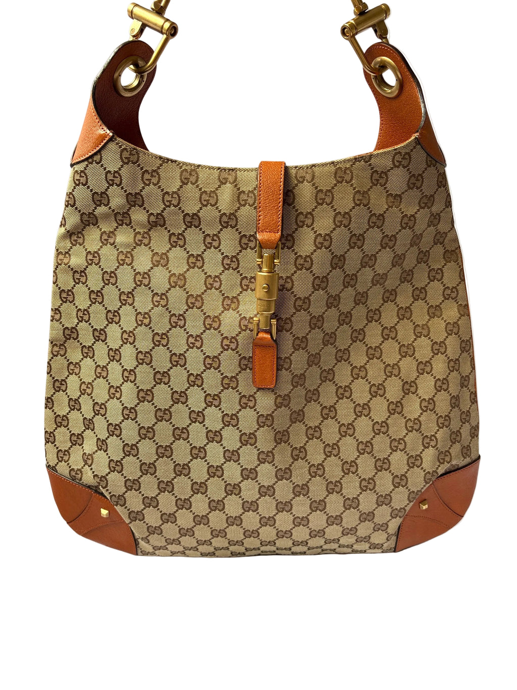 Gucci New Jackie Hobo Large Vintage Monogram canvas 