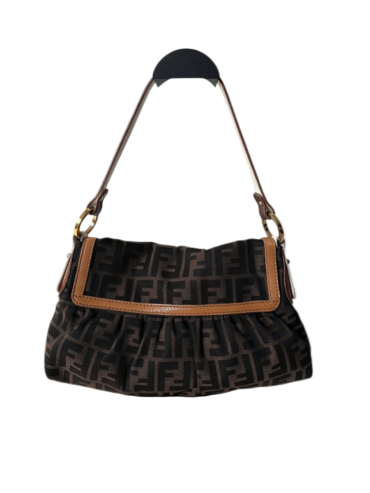 Pre-loved Fendi Zucca Chef Hobo