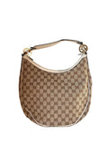 Pre-loved Gucci GG Monogram Canvas Twins Hobo