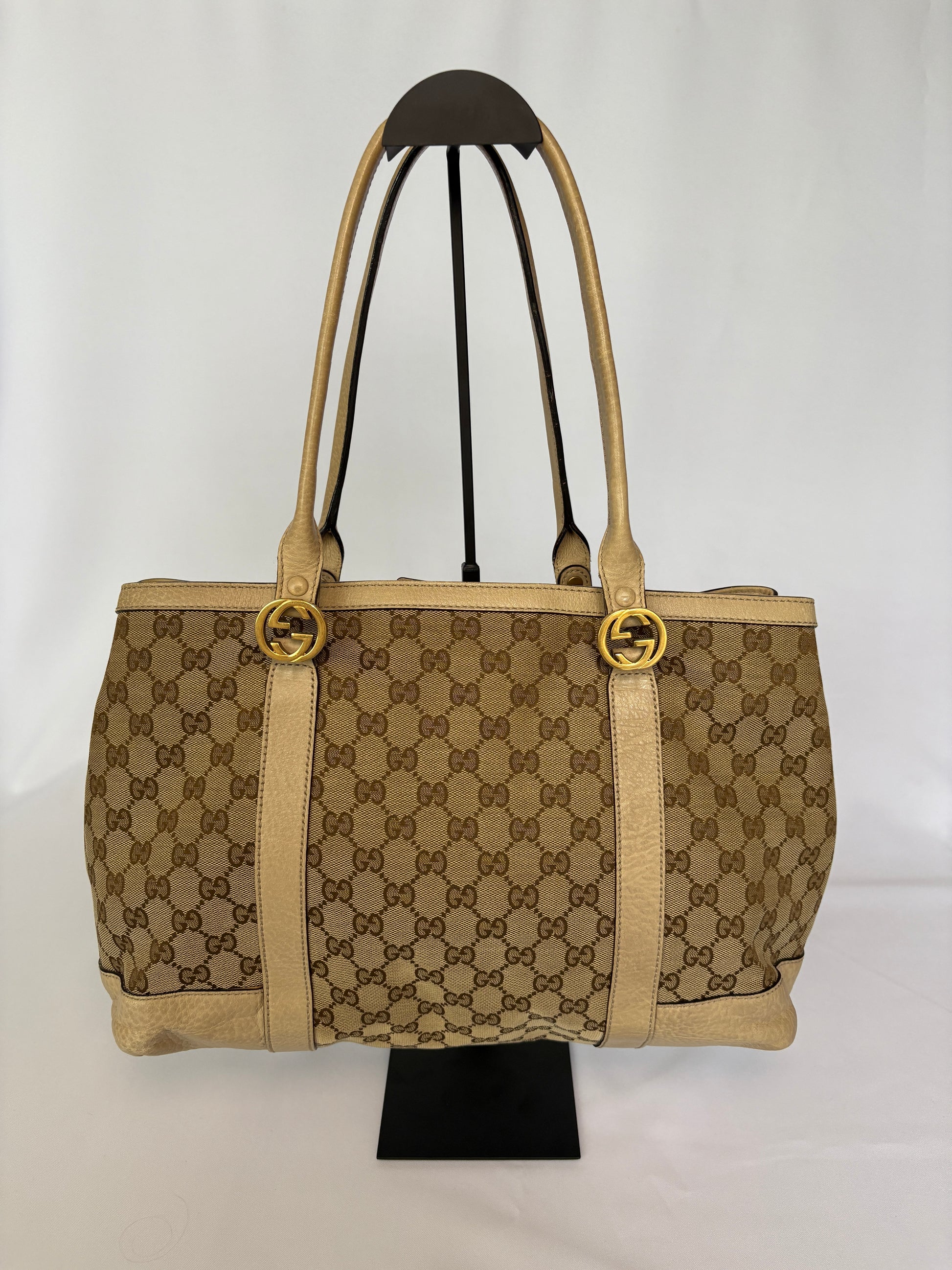 Gucci Twins GG Canvas tote