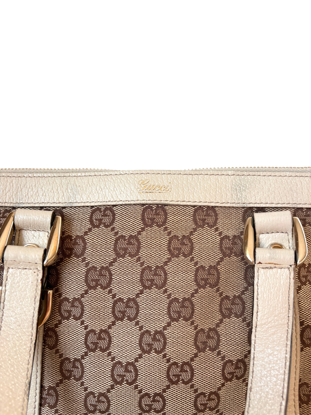 Gucci Abbey D-Ring Tote beige