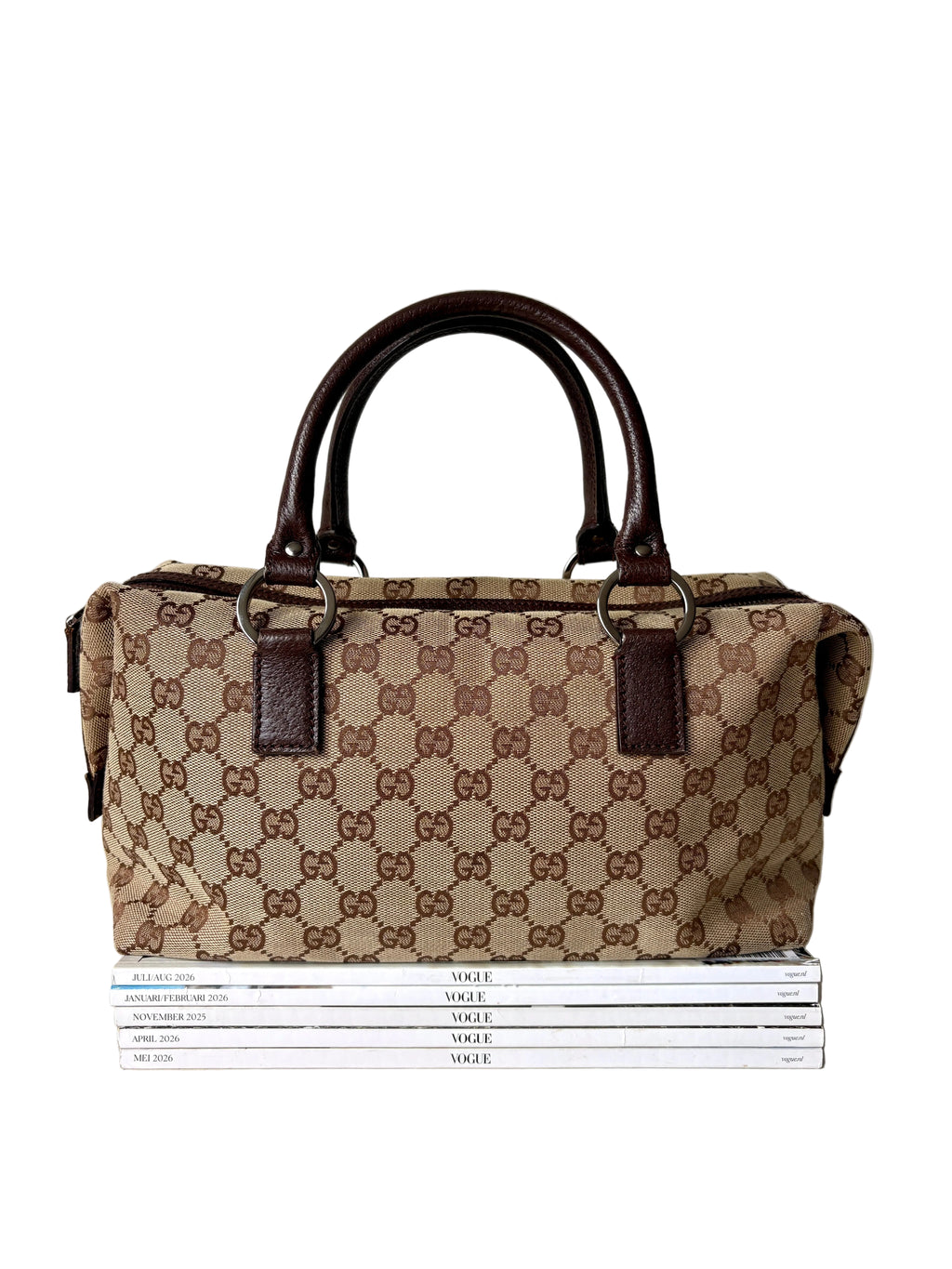 Gucci Monogram Boston Top Handle
