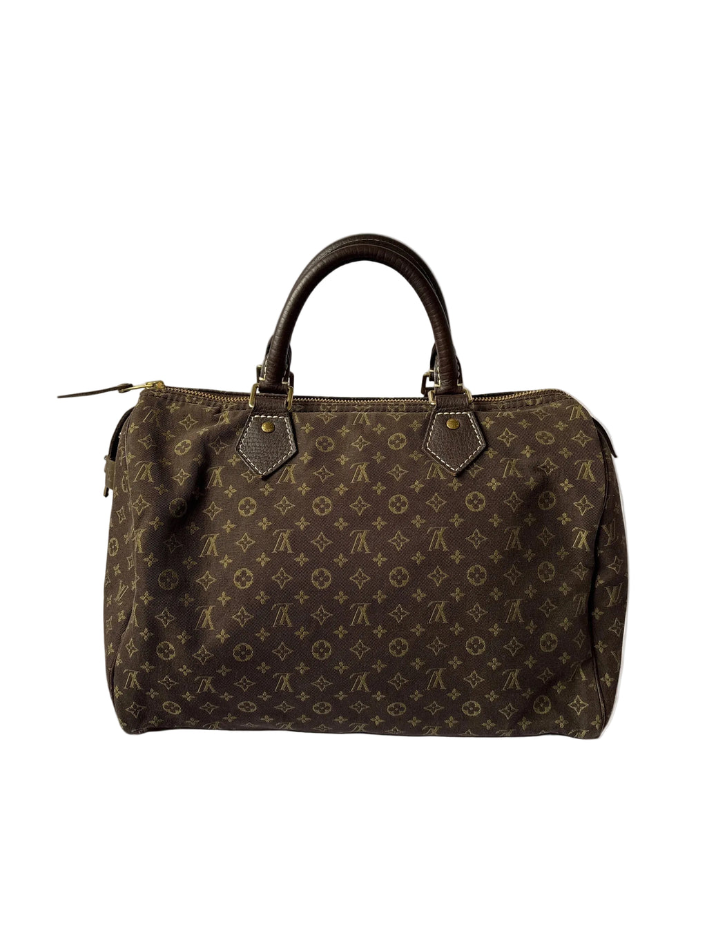 Vintage Louis Vuitton Monogram Mini Lin Speedy 30 voorzijde
