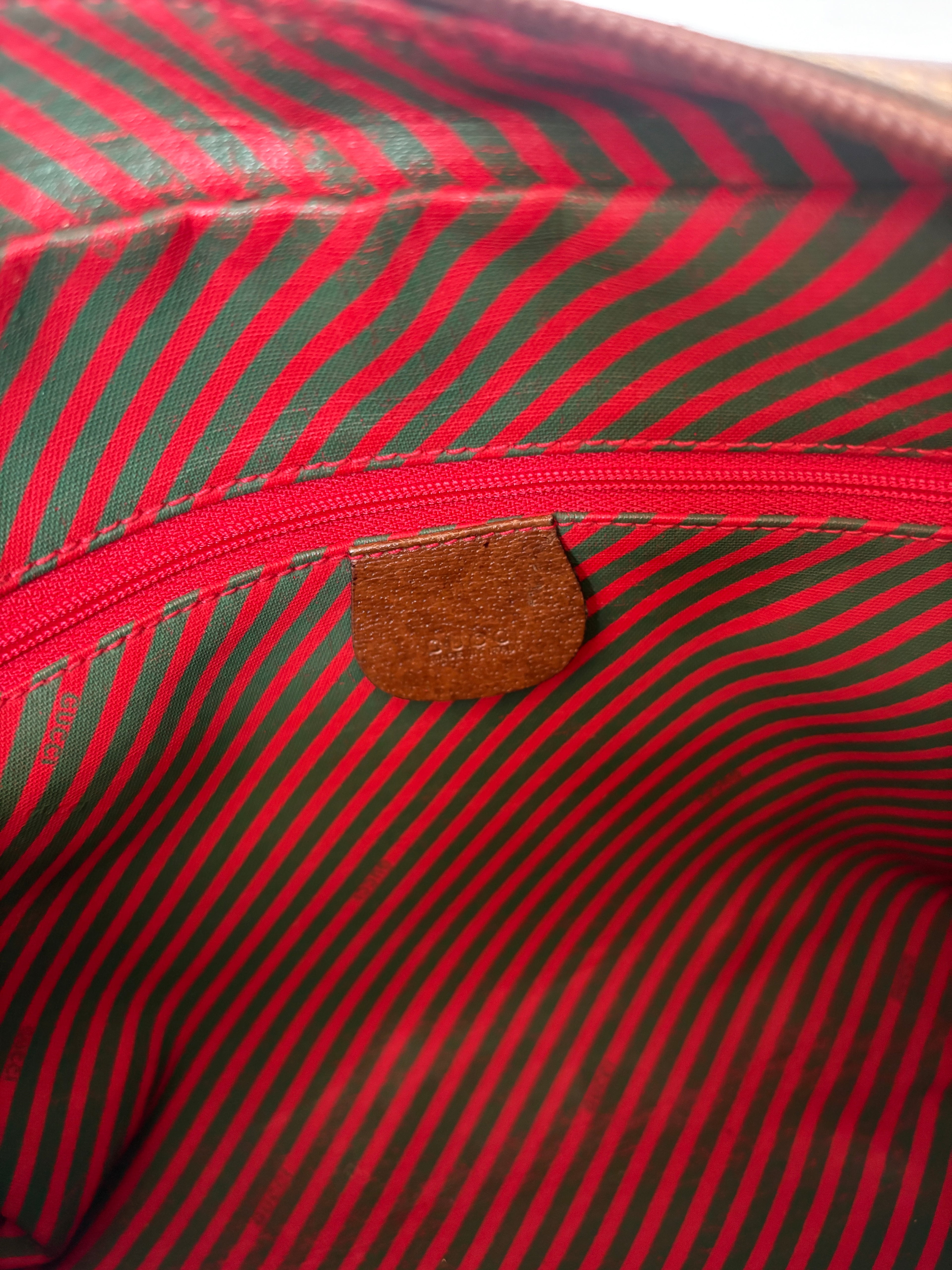 Gucci Ophedia GG Supreme rood groen strepen