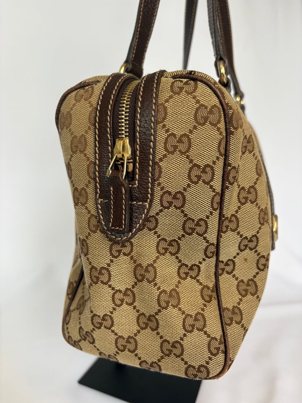 Gucci Canvas Boston Mini