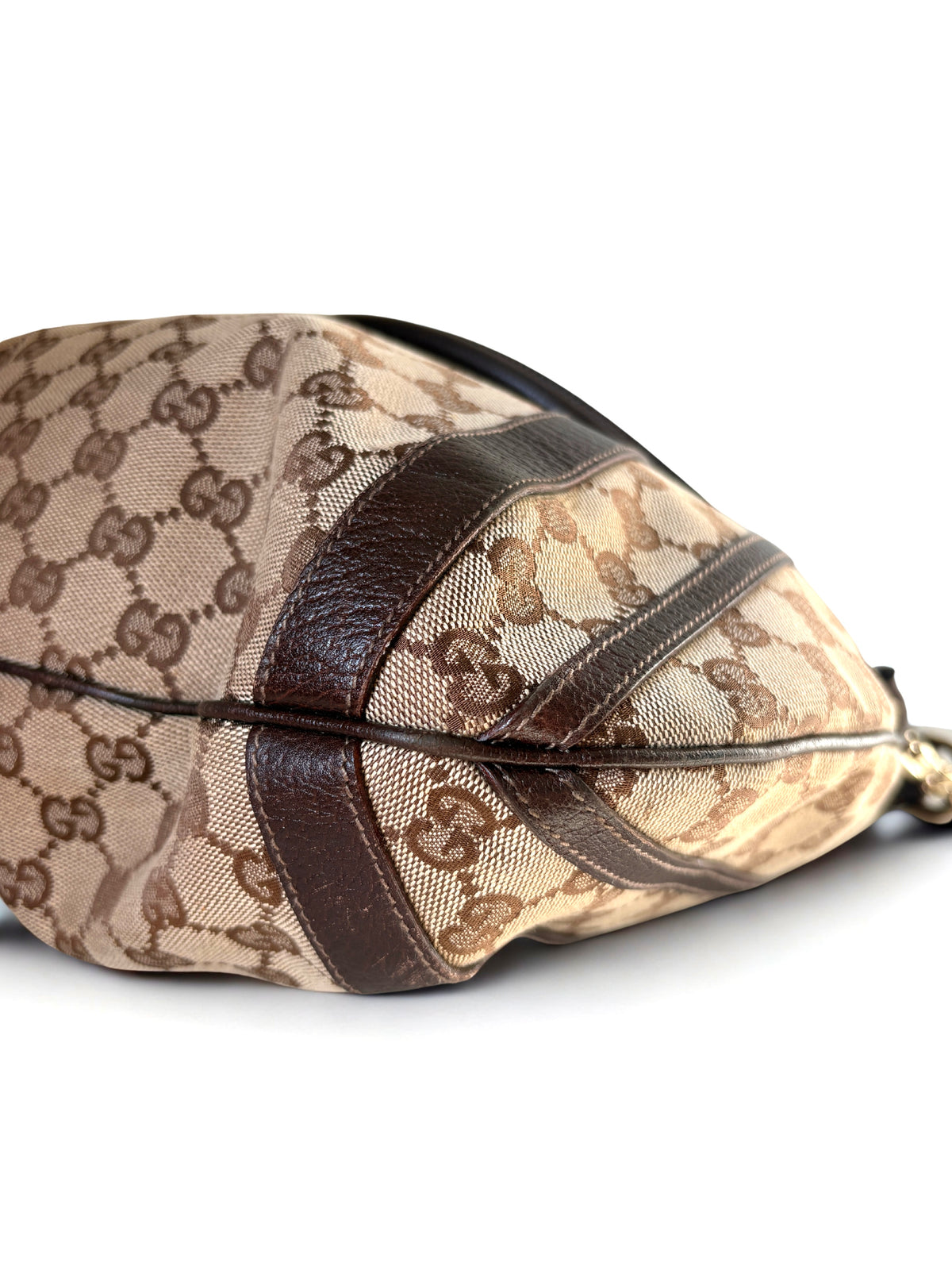Gucci Convertible Monogram Abbey Hobo Tote