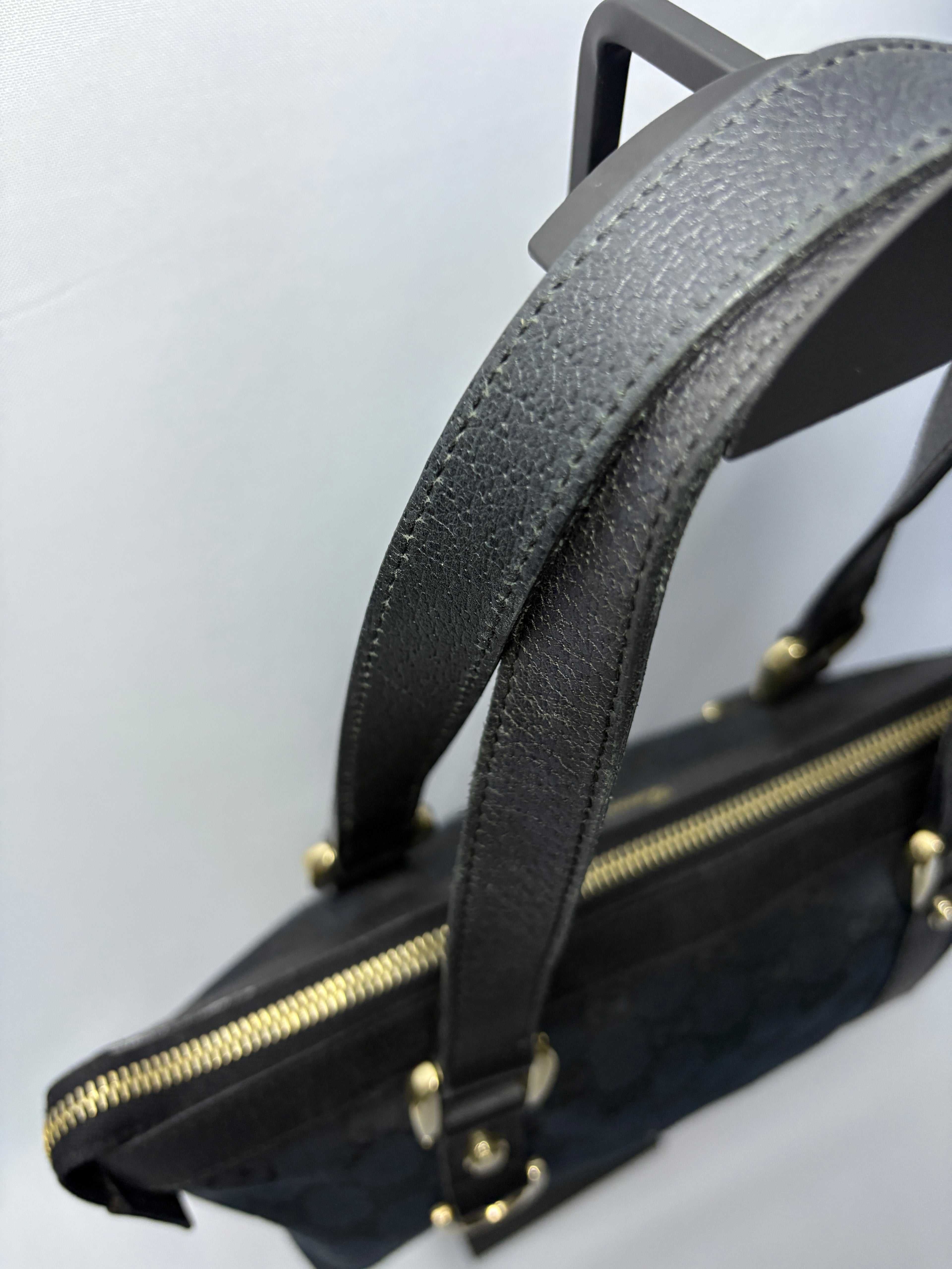 Gucci Abbey Monogram GG canvas leren handles