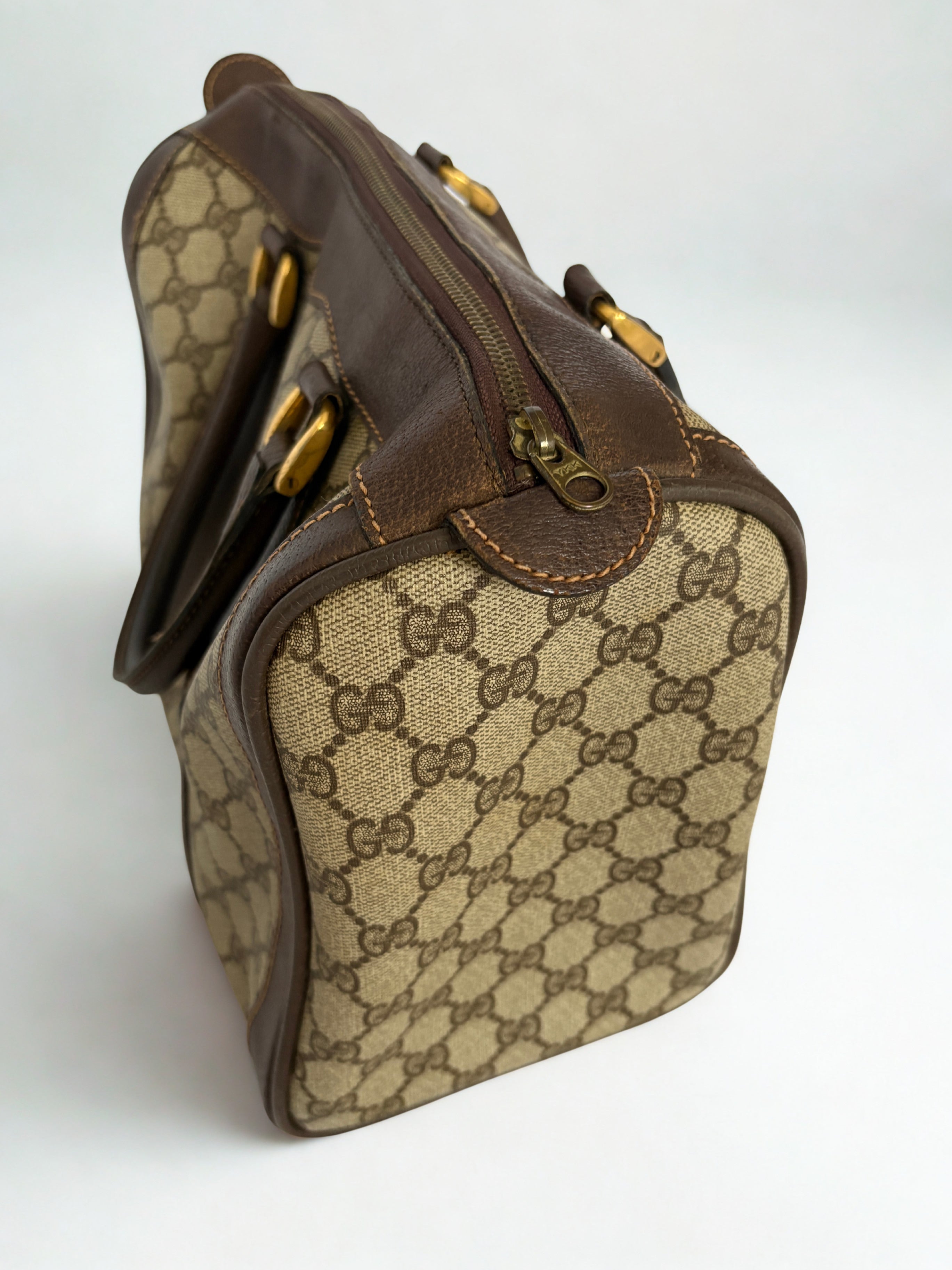 Gucci Monogram Boston Bag