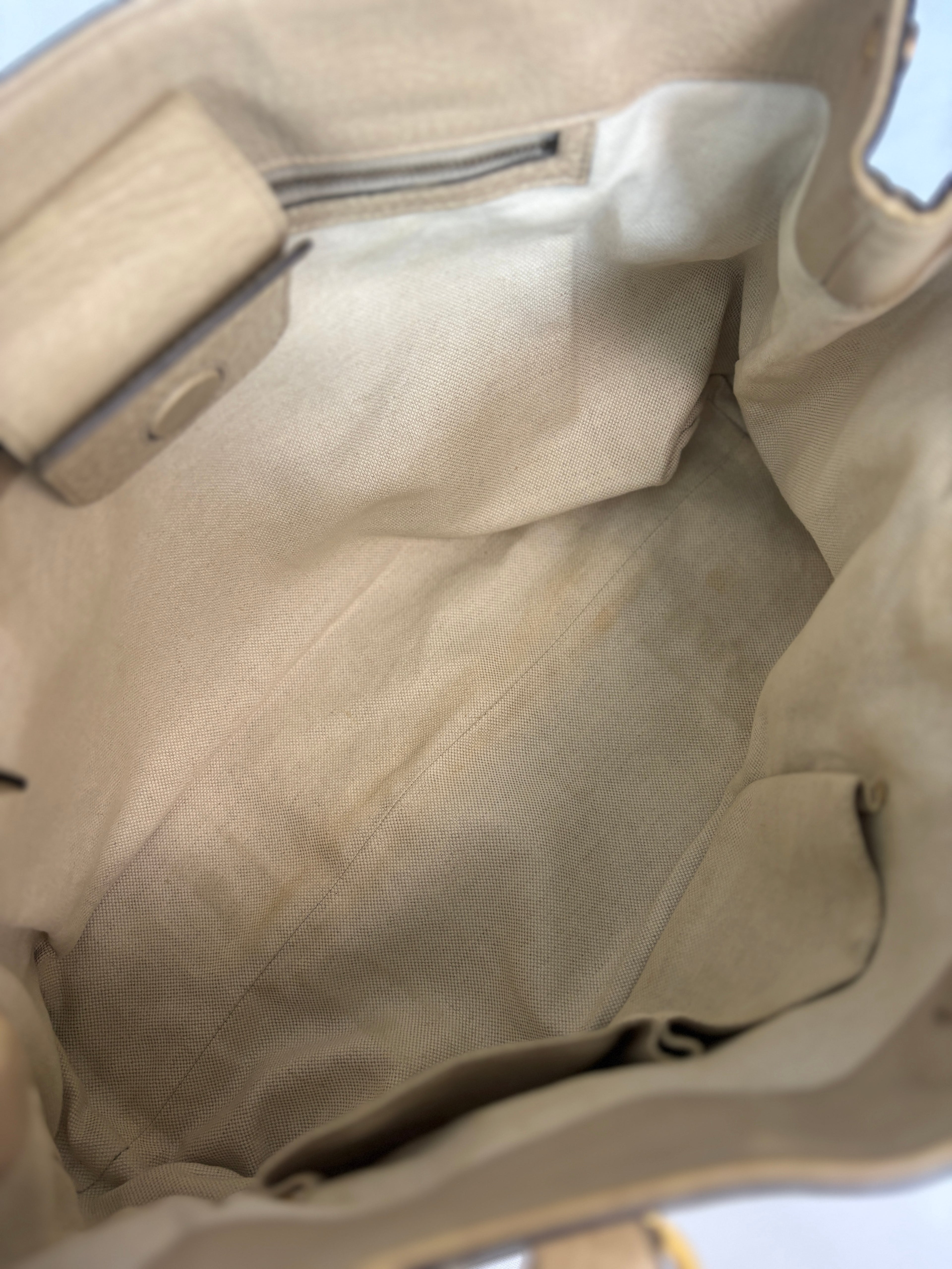  Gucci Canvas Miss GG Tote binnenzijde