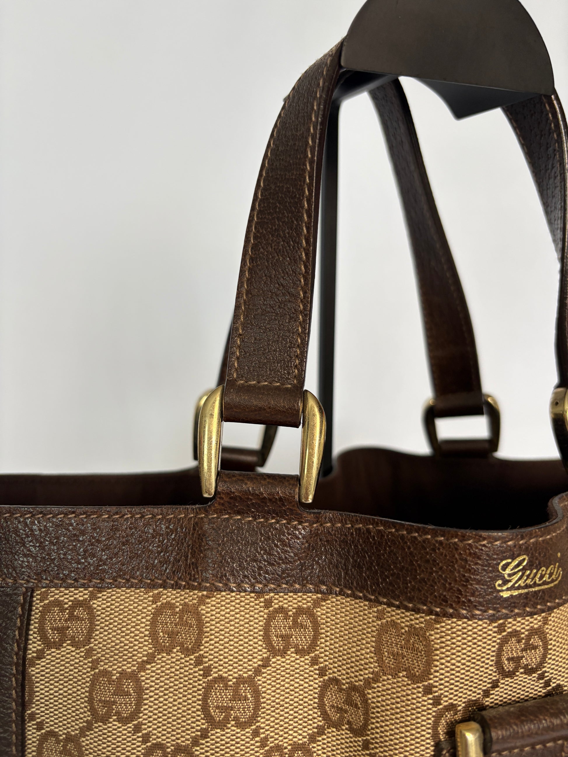 Gucci Abbey D Ring Canvas