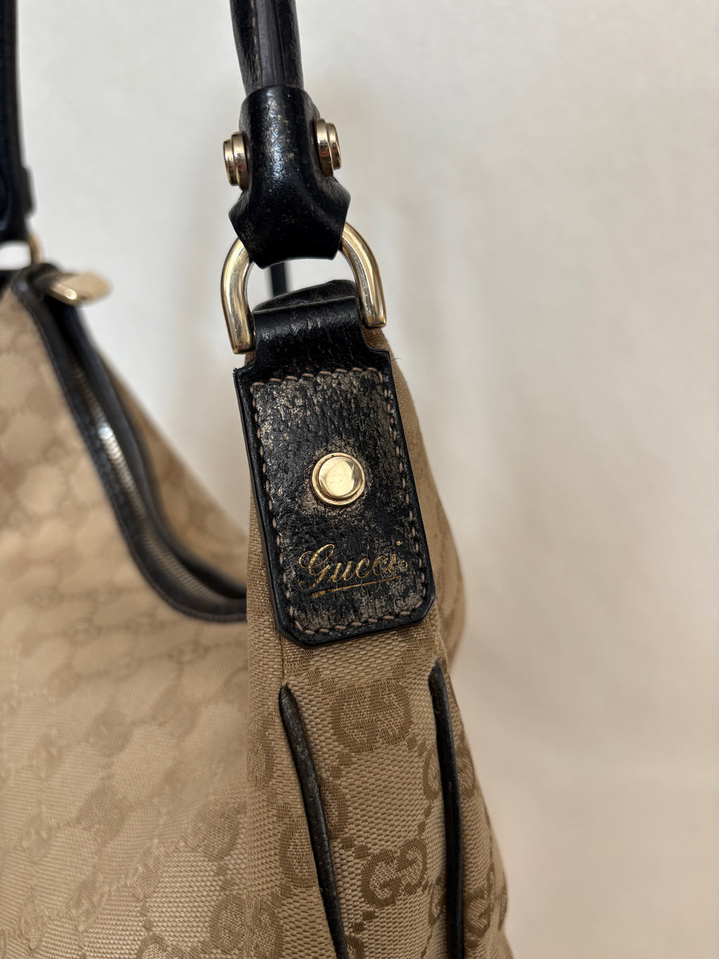 Gucci Canvas Abby D-ring Hobo