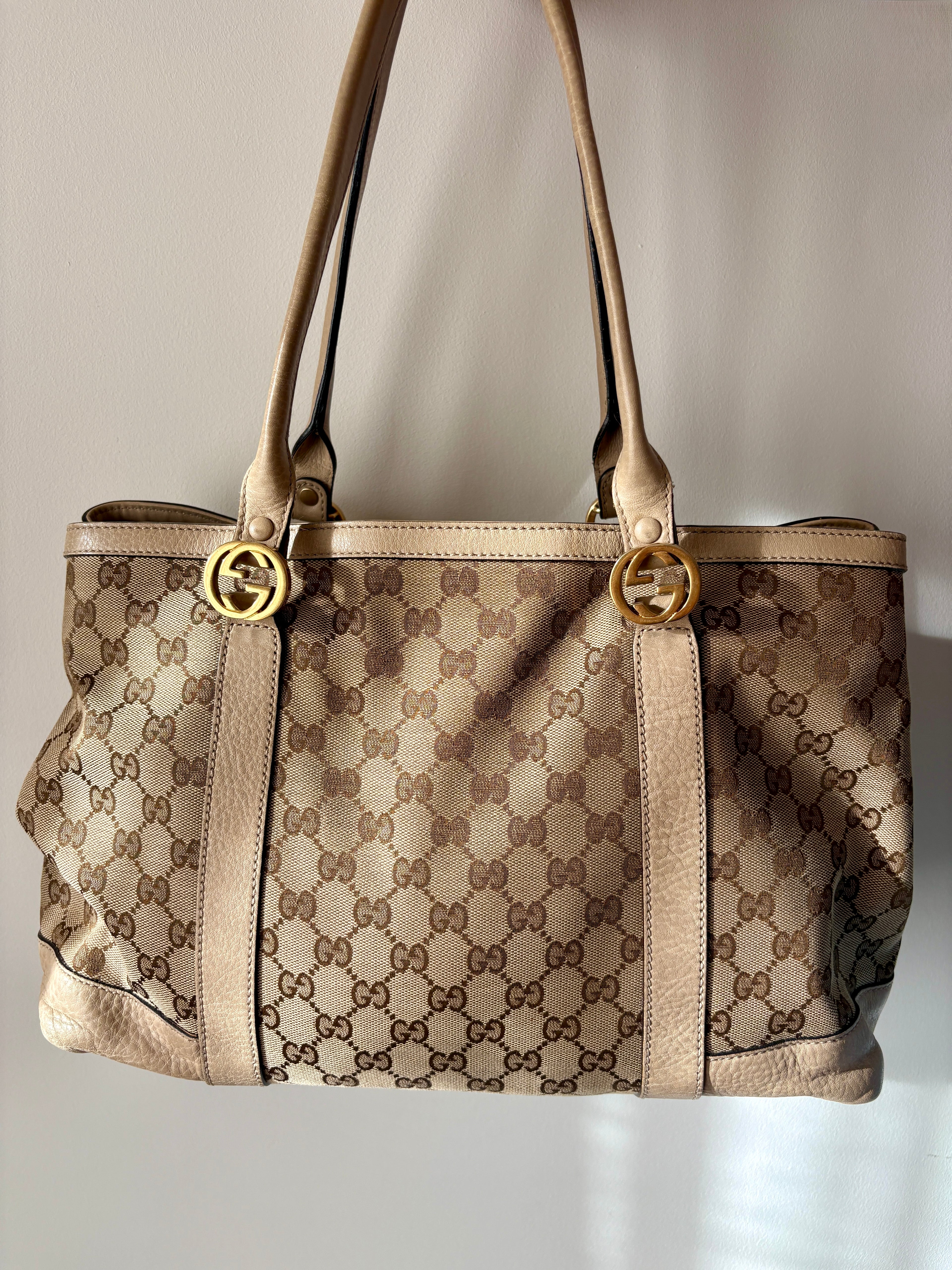 Gucci Canvas Miss GG Tote