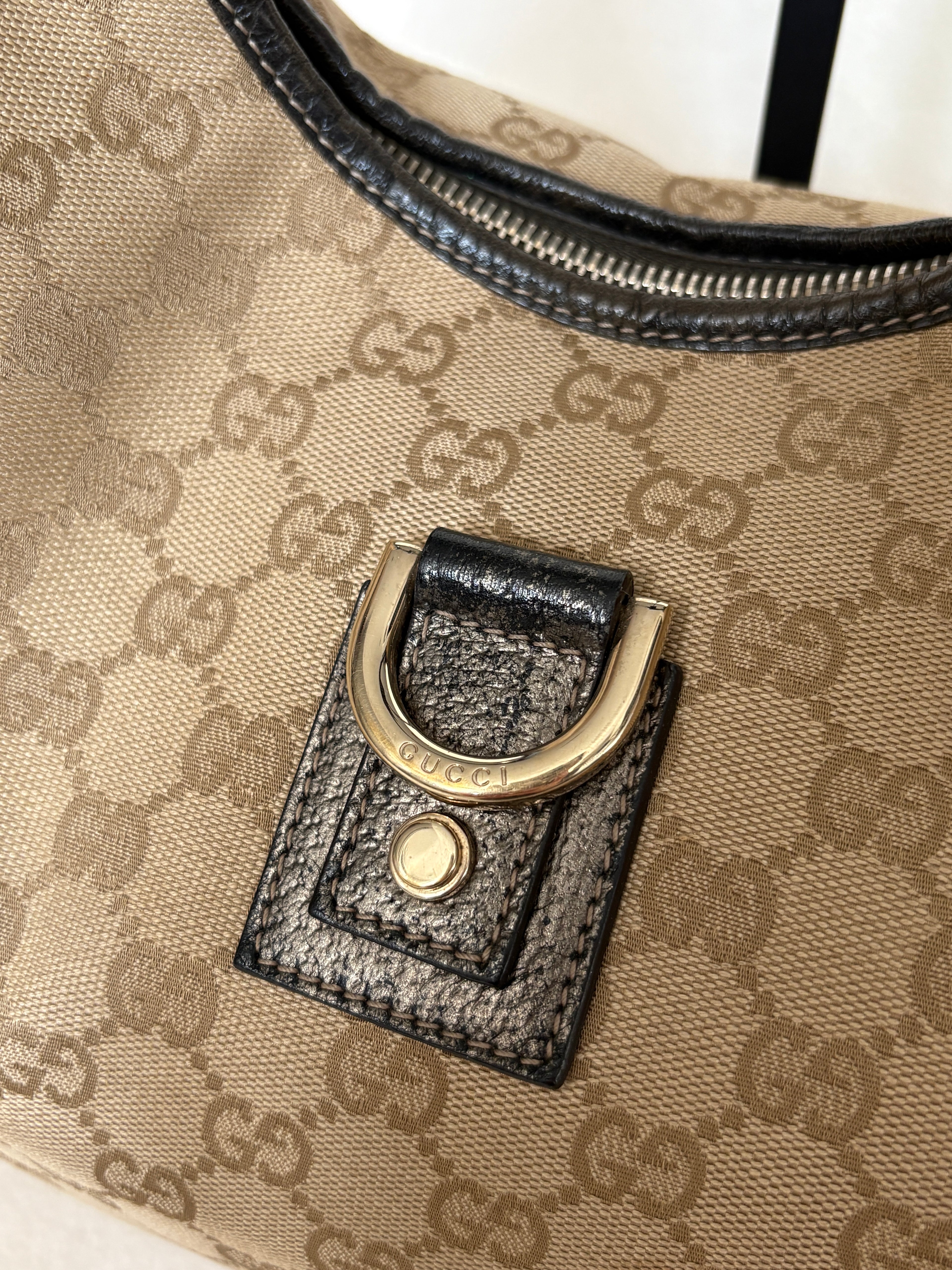 Gucci Canvas Abby D-ring Hobo