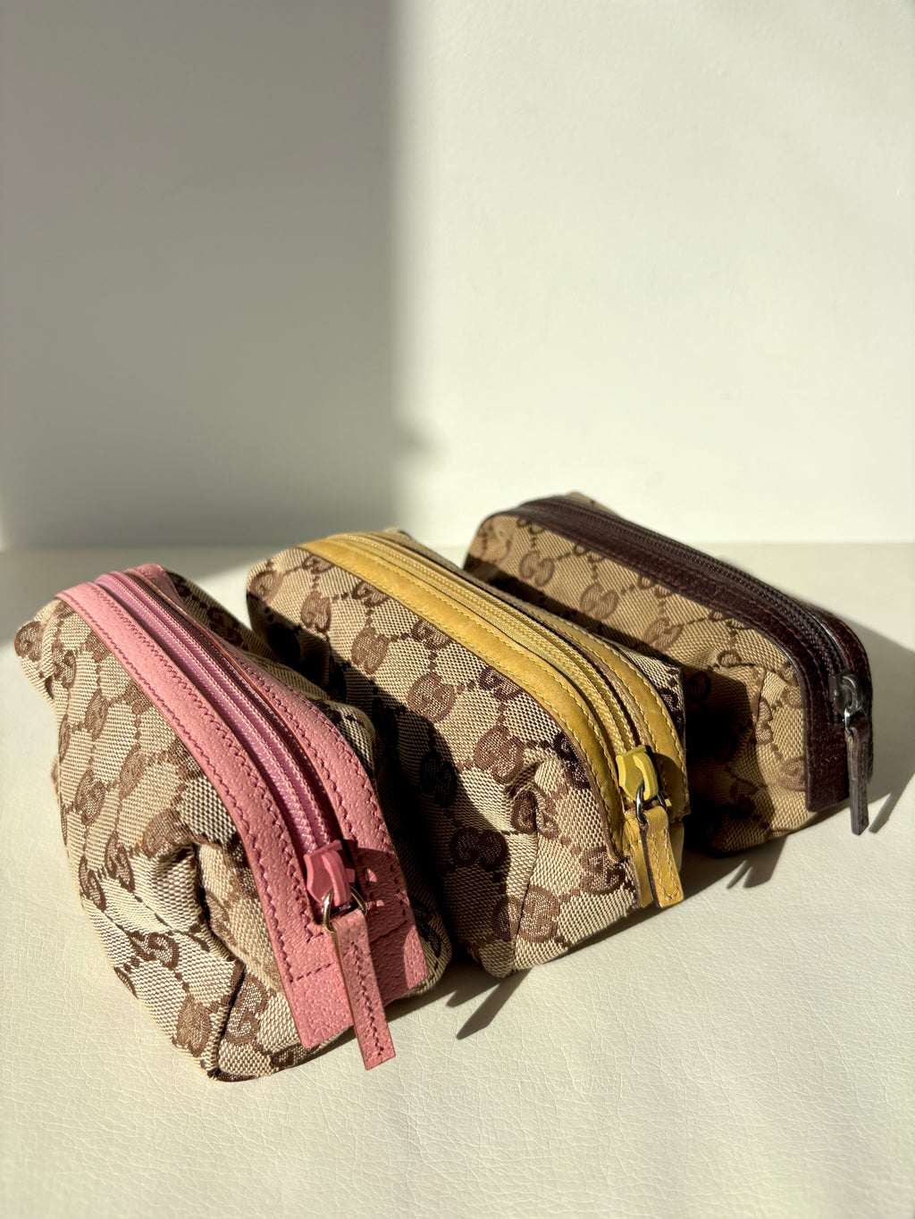 Gucci Monogram Pouch Pink