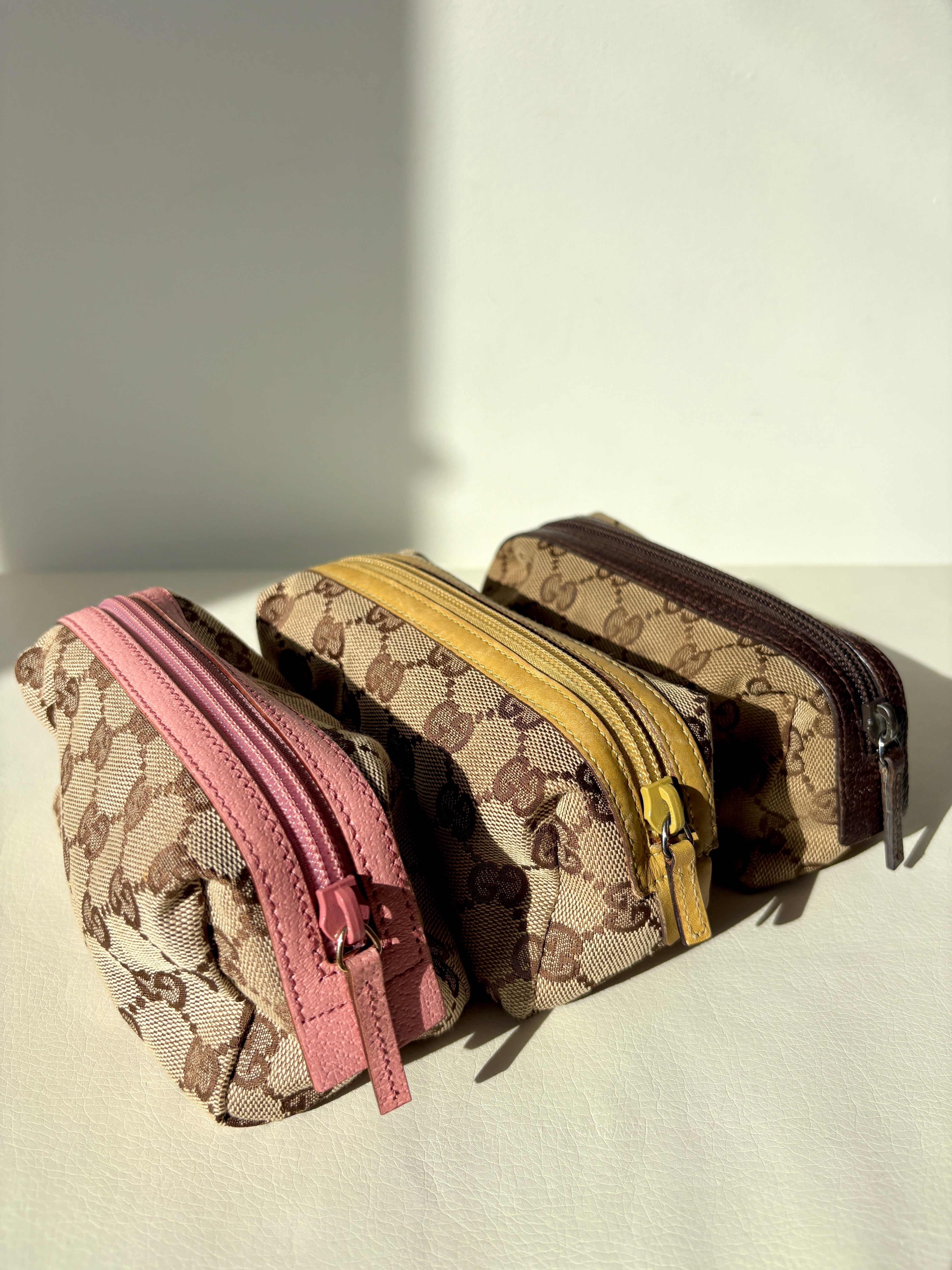 Gucci Monogram Pouch Pink