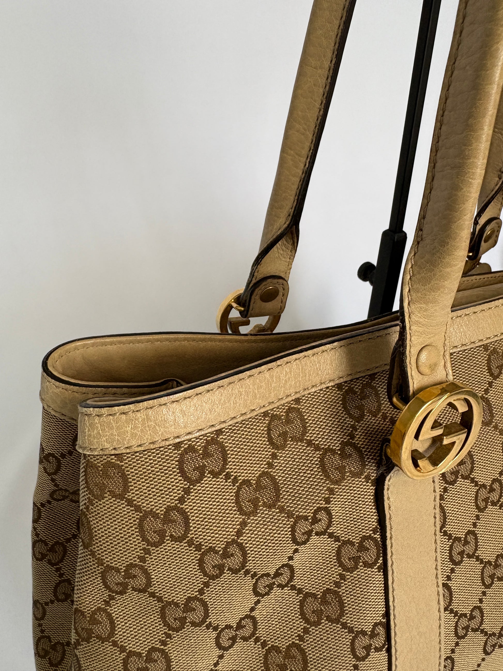 Gucci Twins GG Canvas tote