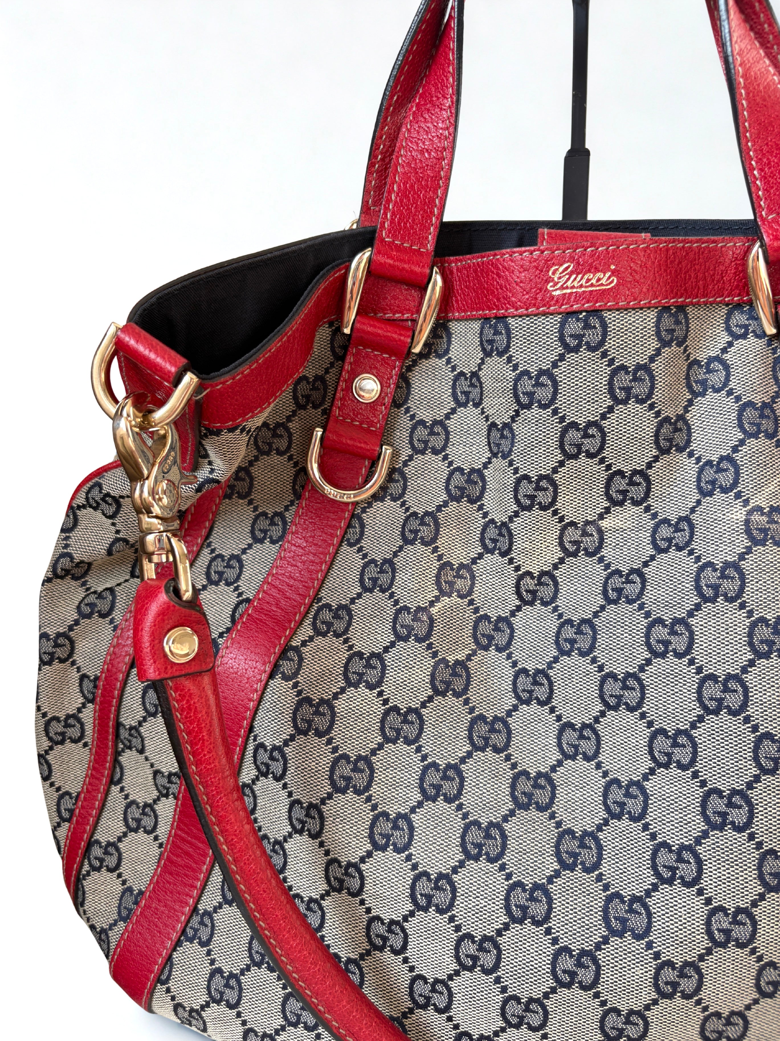 Gucci GG Canvas Convertible Abbey Hobo