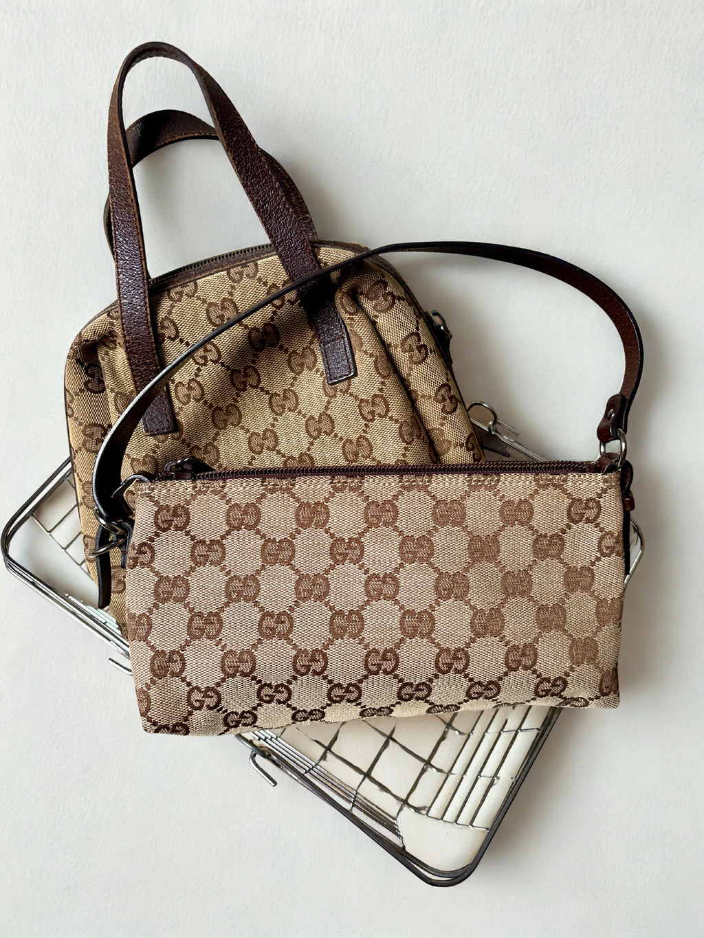 Gucci Mini GG Canvas Balthus Tofu