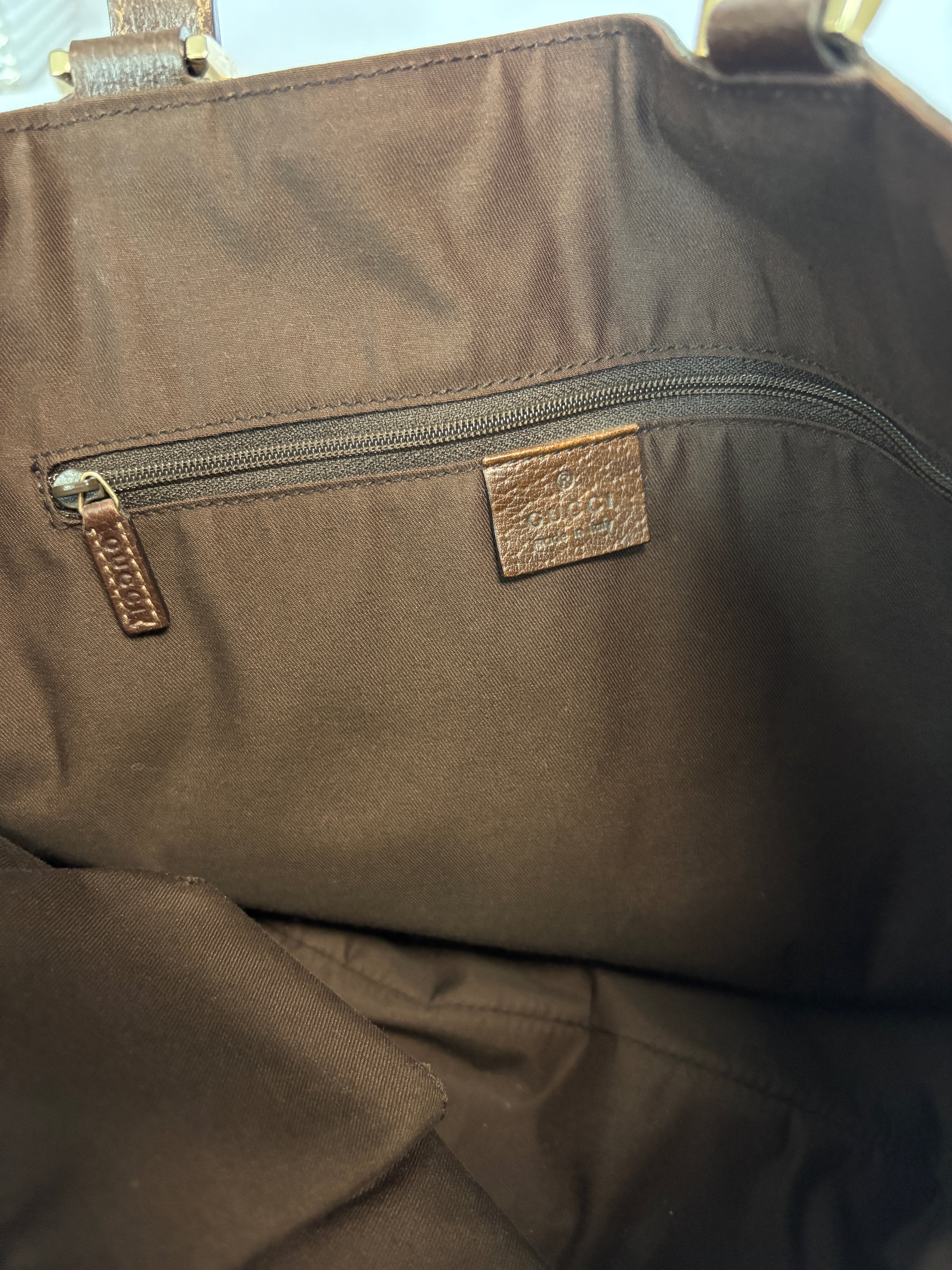 Gucci Abbey D ring Canvas schone binnenkant