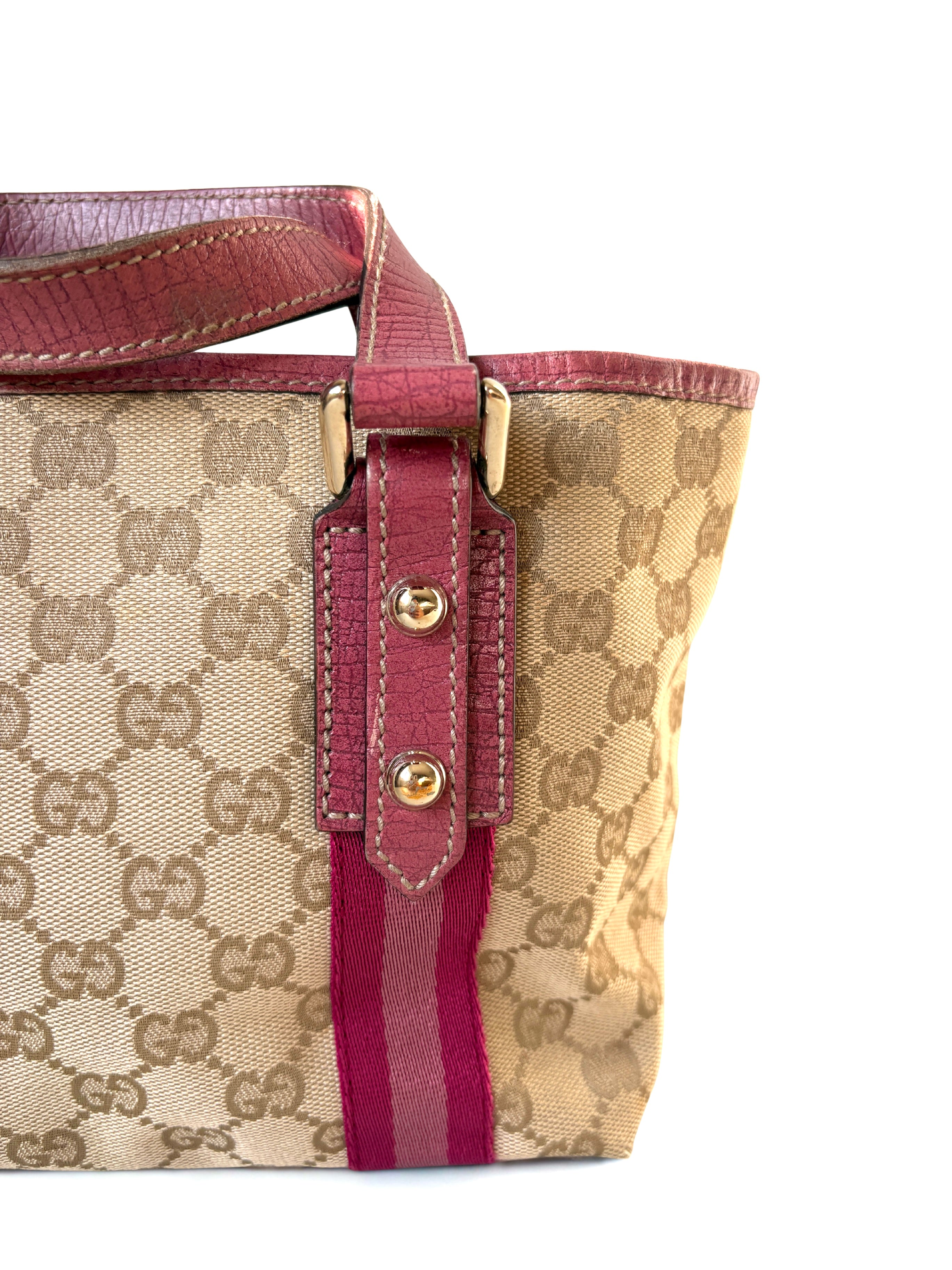 Gucci Canvas Jolicoeur Tote Mini