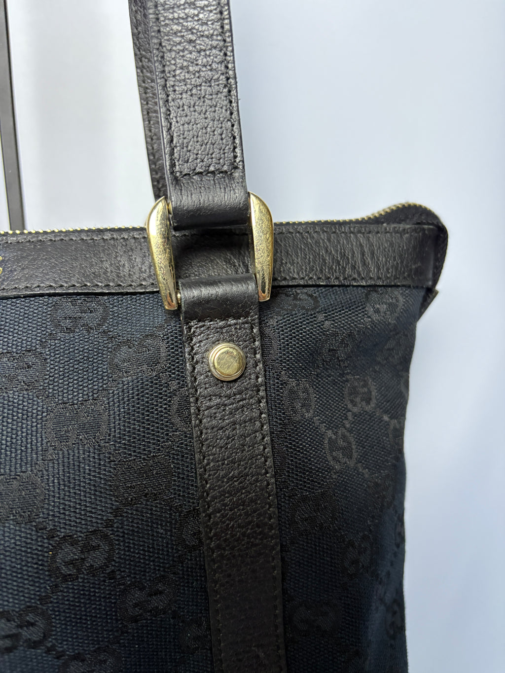 Gucci Abbey Monogram GG canvas gouden hardware