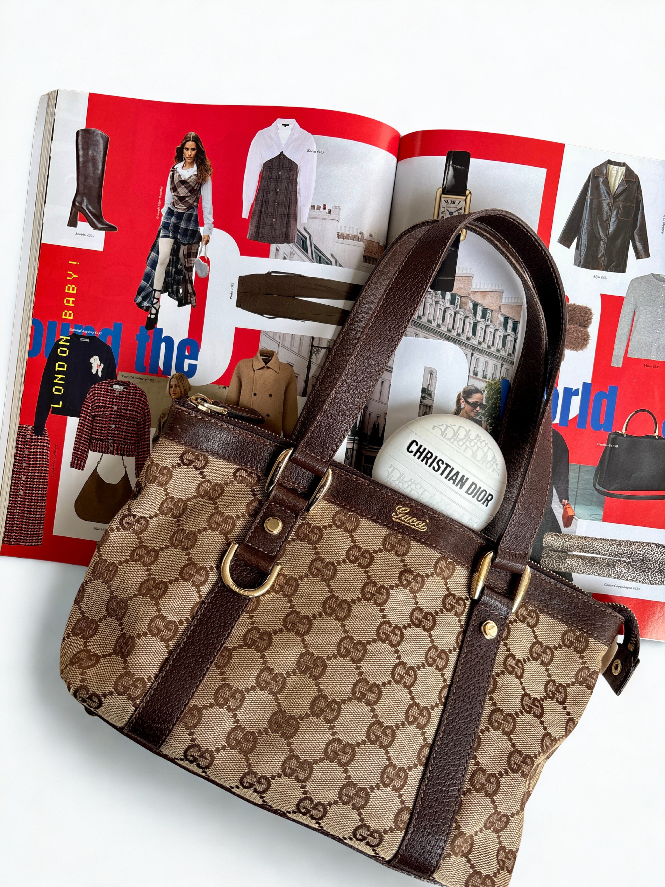 Gucci Abbey Monogram Tote mini
