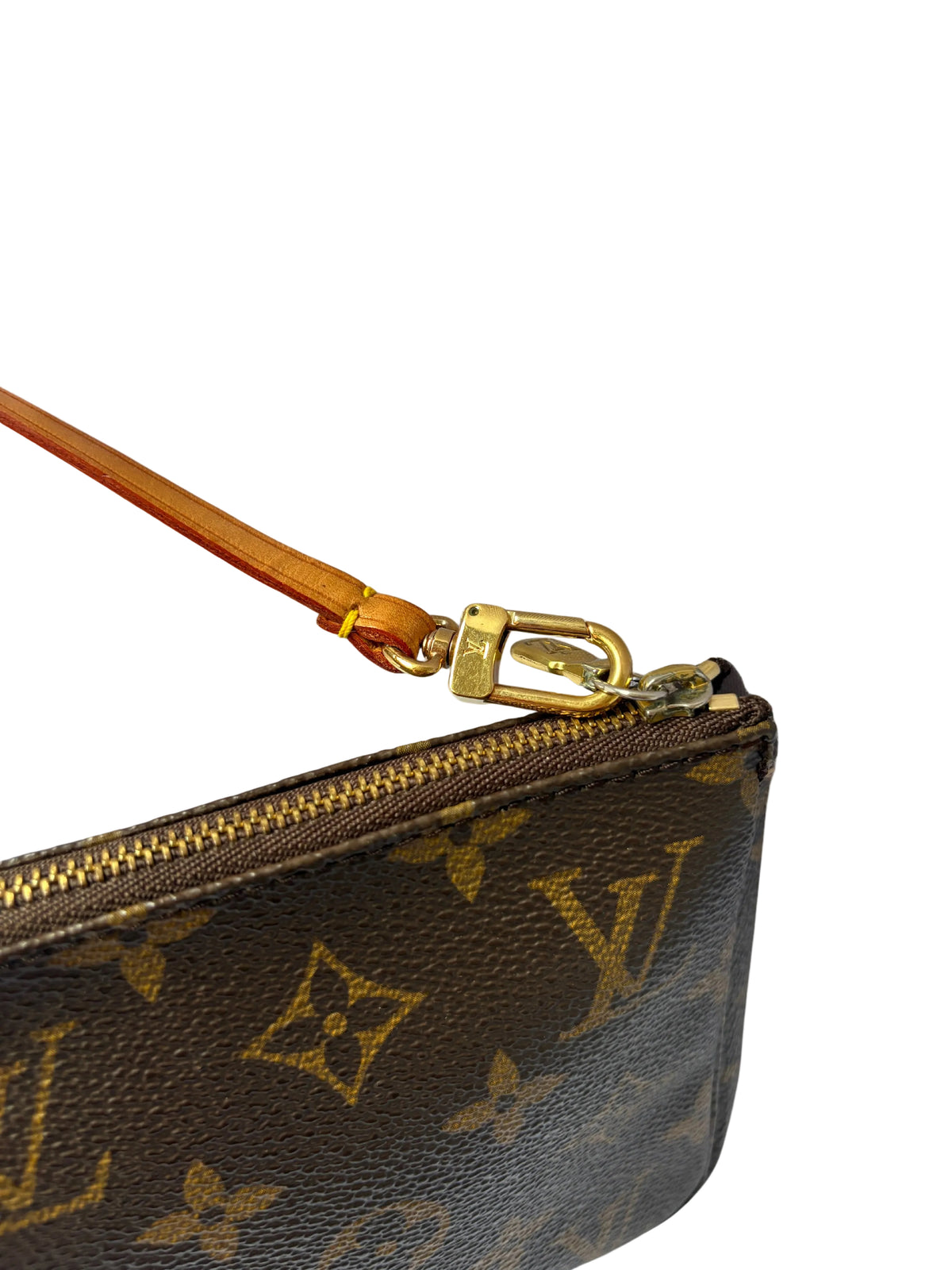 Pre-loved Louis Vuitton Monogram Pochette Gouden hardware 
