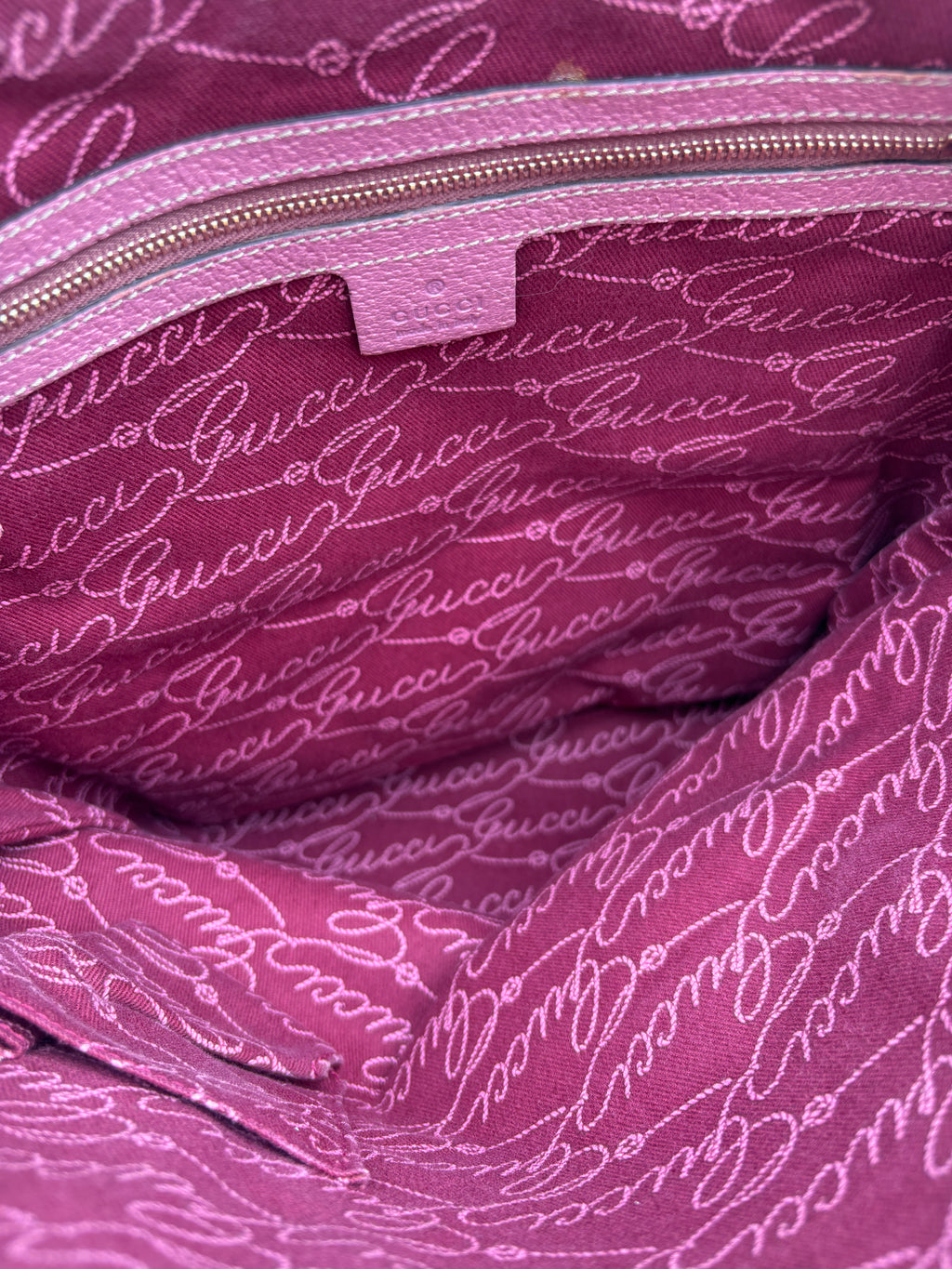 Gucci Monogram Canvas Tote Roze