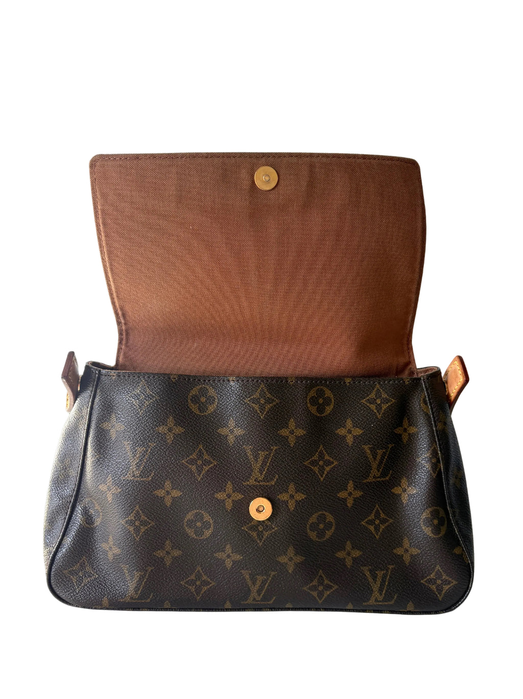 Pre-loved Louis Vuitton Looping PM mini, monogram canvas, schone binnenzijde 