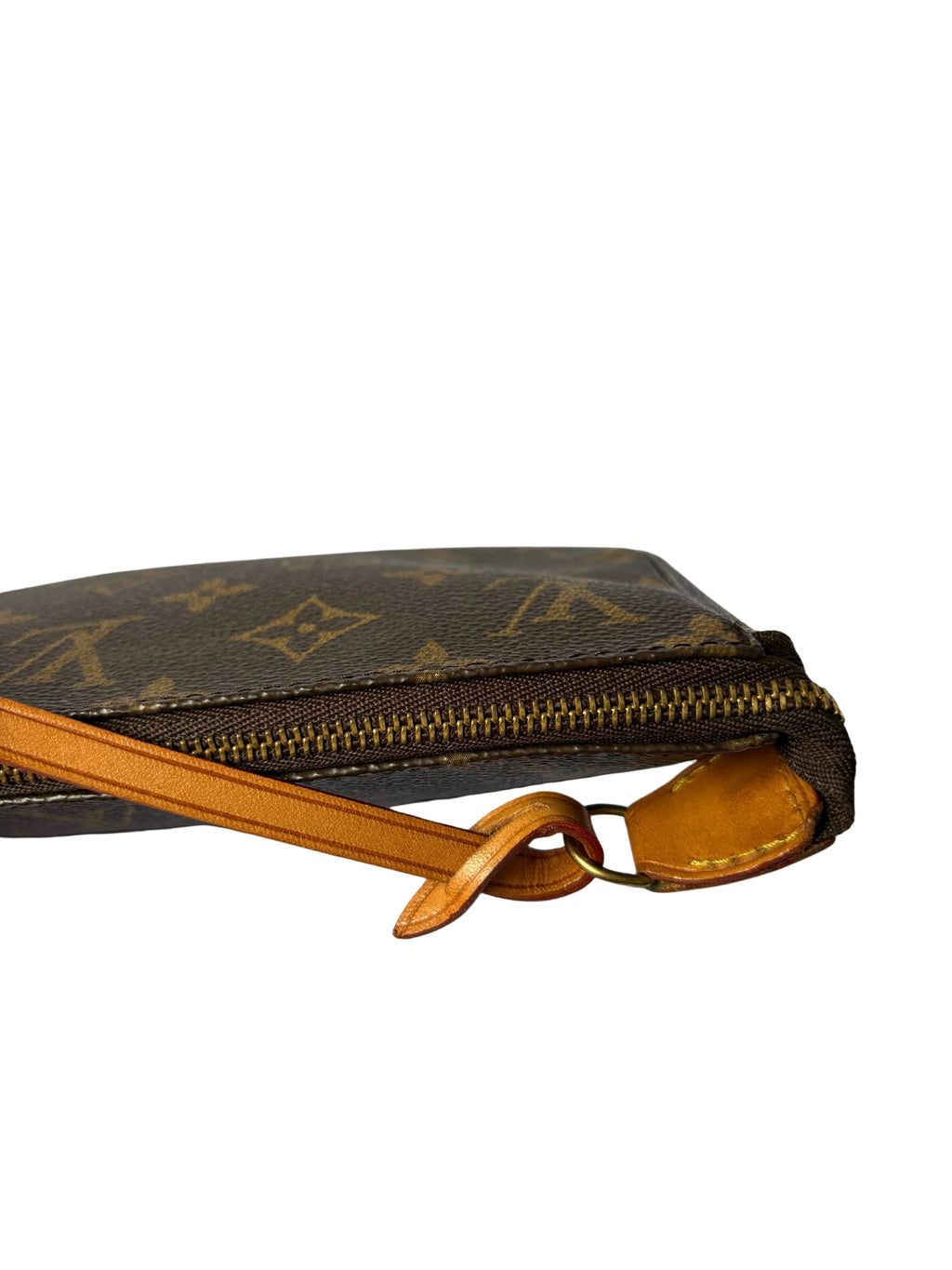 Pre-loved Louis Vuitton Monogram Pochette vachetta leder