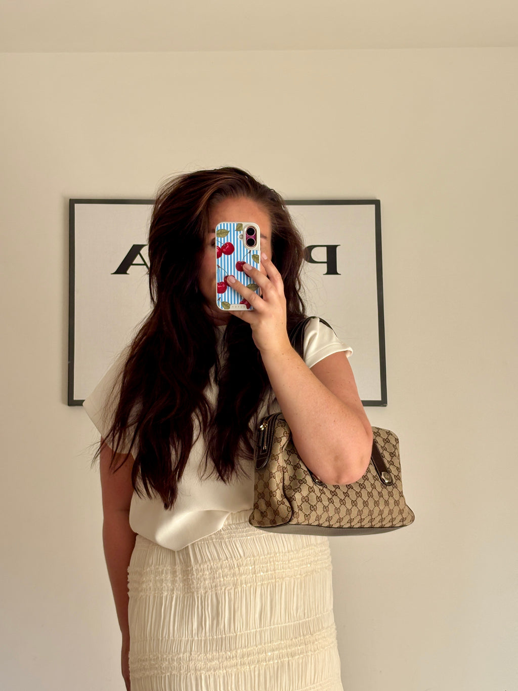 Gucci Monogram Charmy Boston