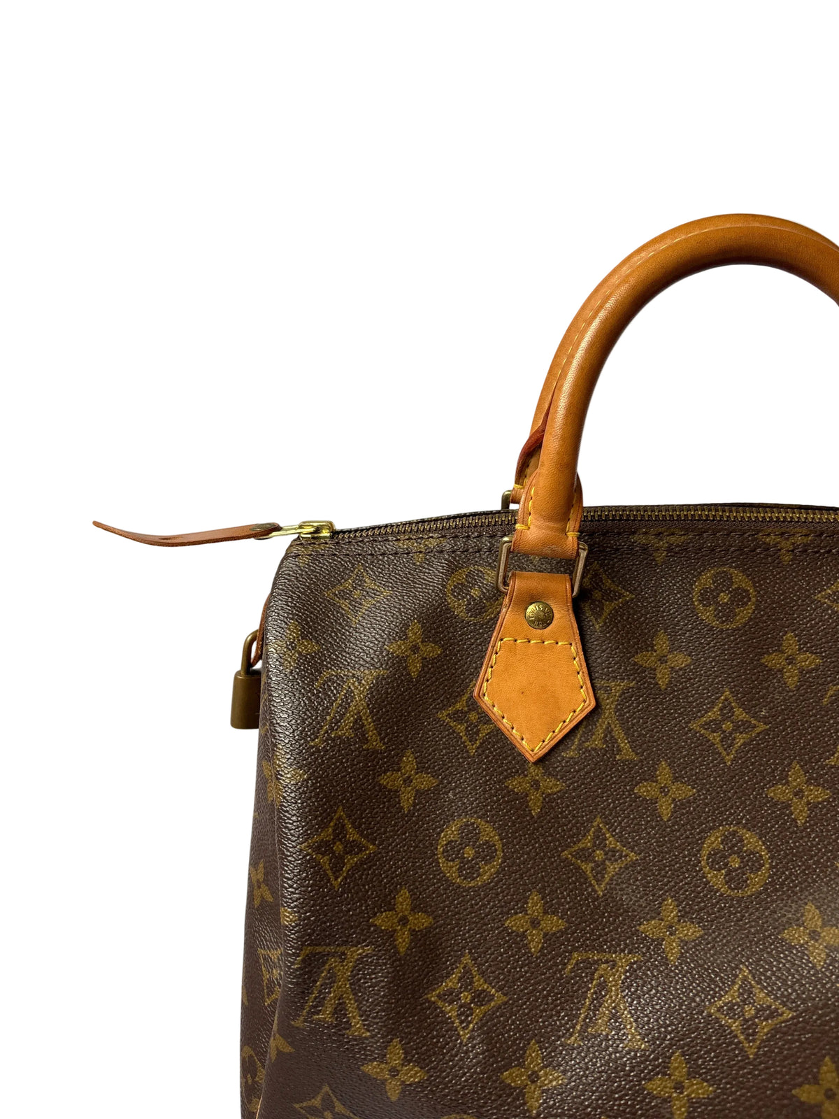 Pre-loved Louis Vuitton Monogram Speedy 30 Close up voorzijde