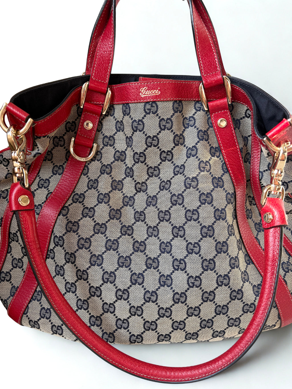 Gucci GG Canvas Convertible Abbey Hobo