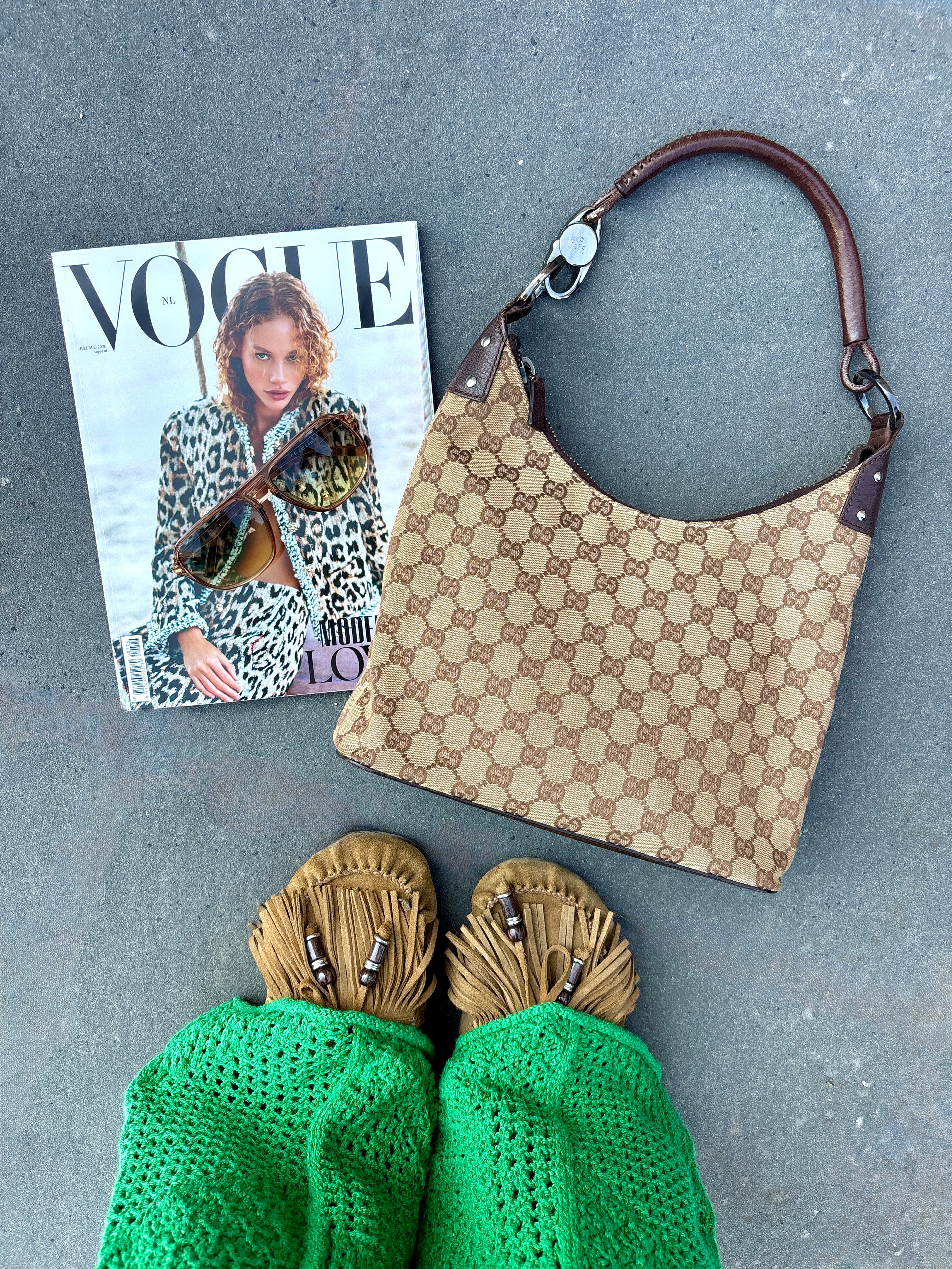 Gucci Monogram Lock Hobo