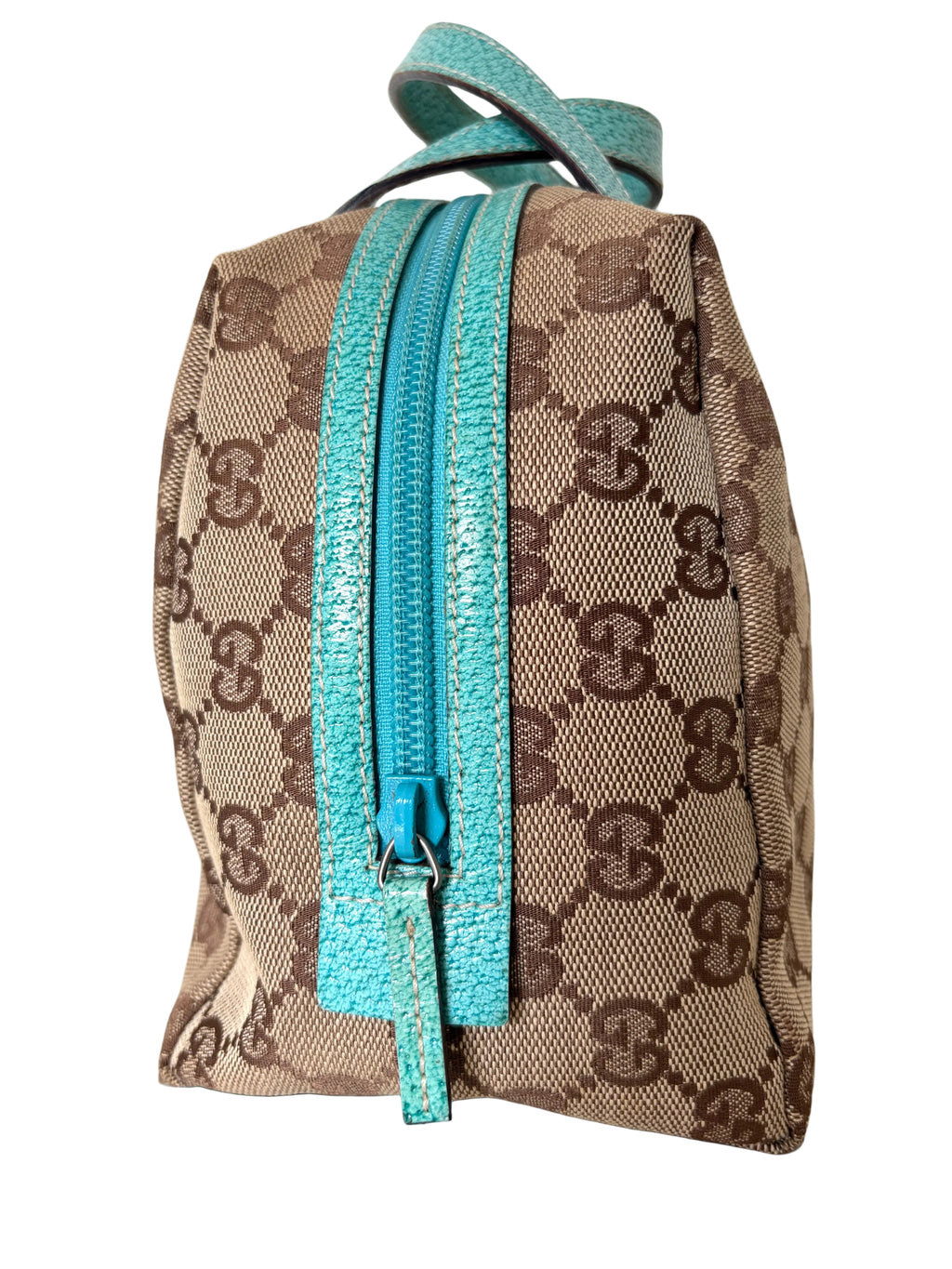 Gucci Balthus Top Handle Turquoise