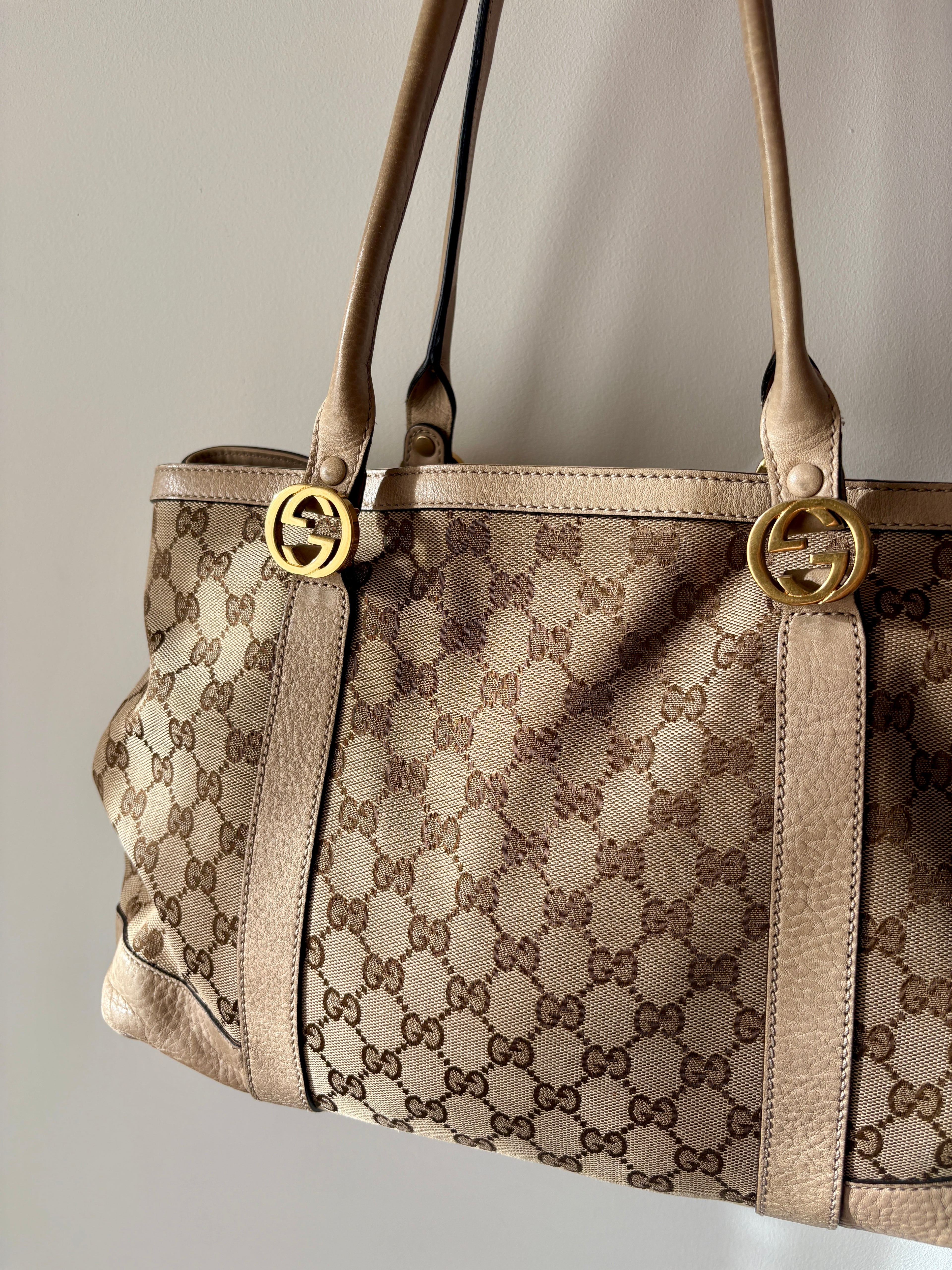 Gucci Canvas Miss GG Tote