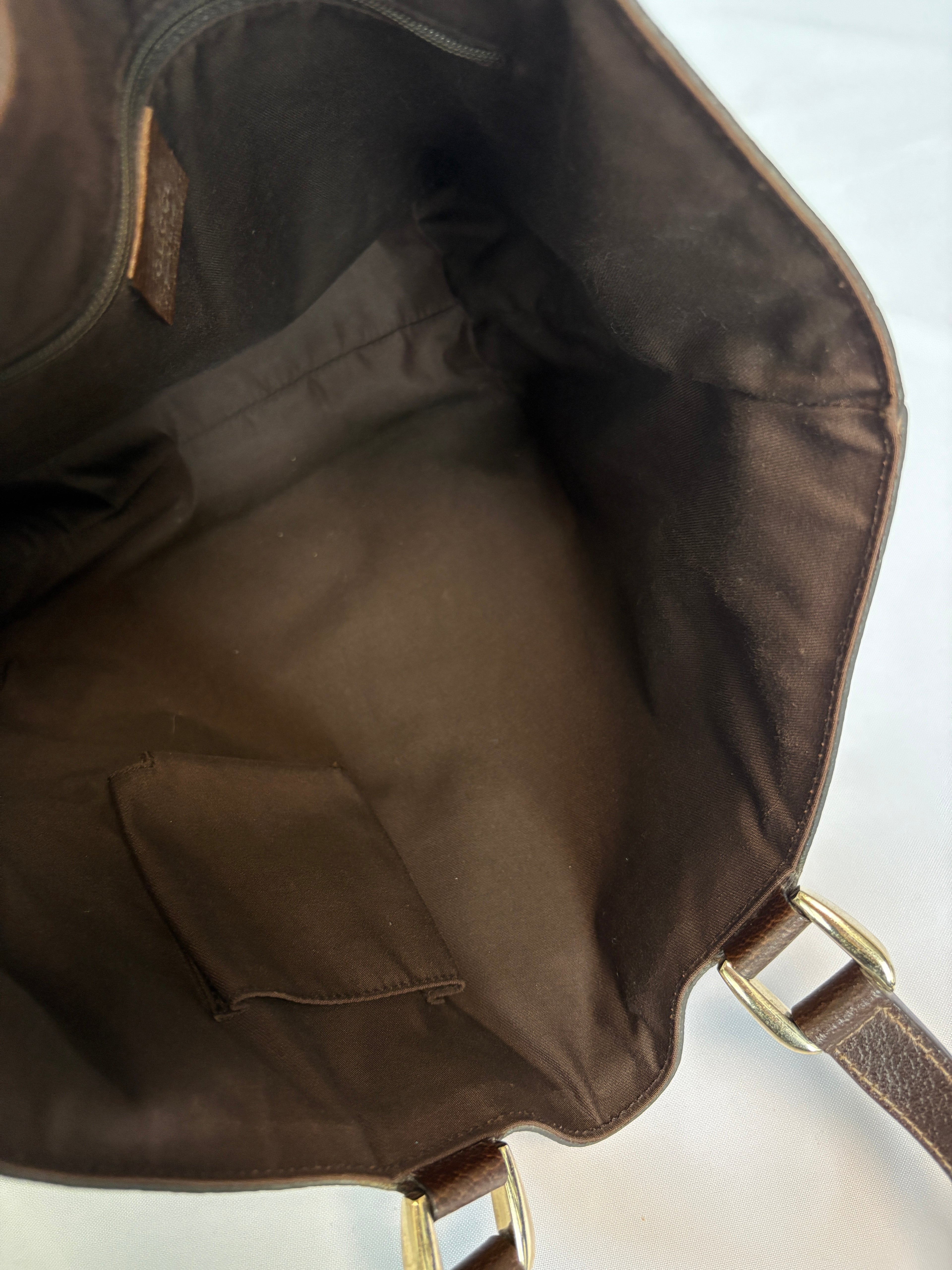 Gucci Abbey D ring Canvas vintage handtas