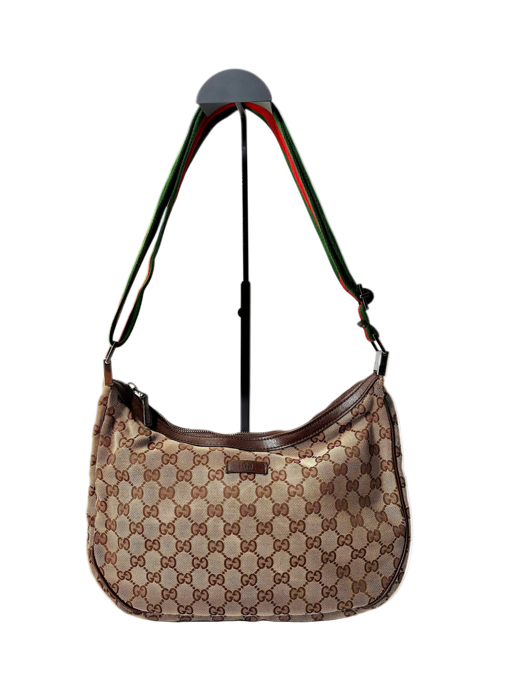 Pre-loved Gucci GG Canvas Sherry Crossbody