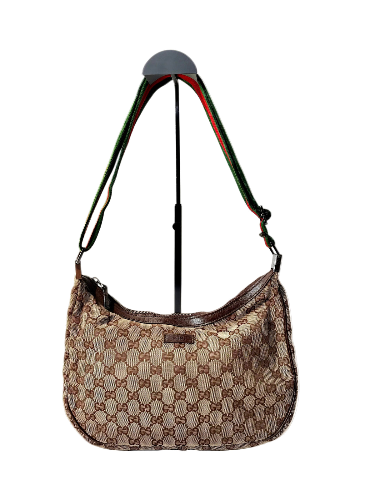 Pre-loved Gucci GG Canvas Sherry Crossbody