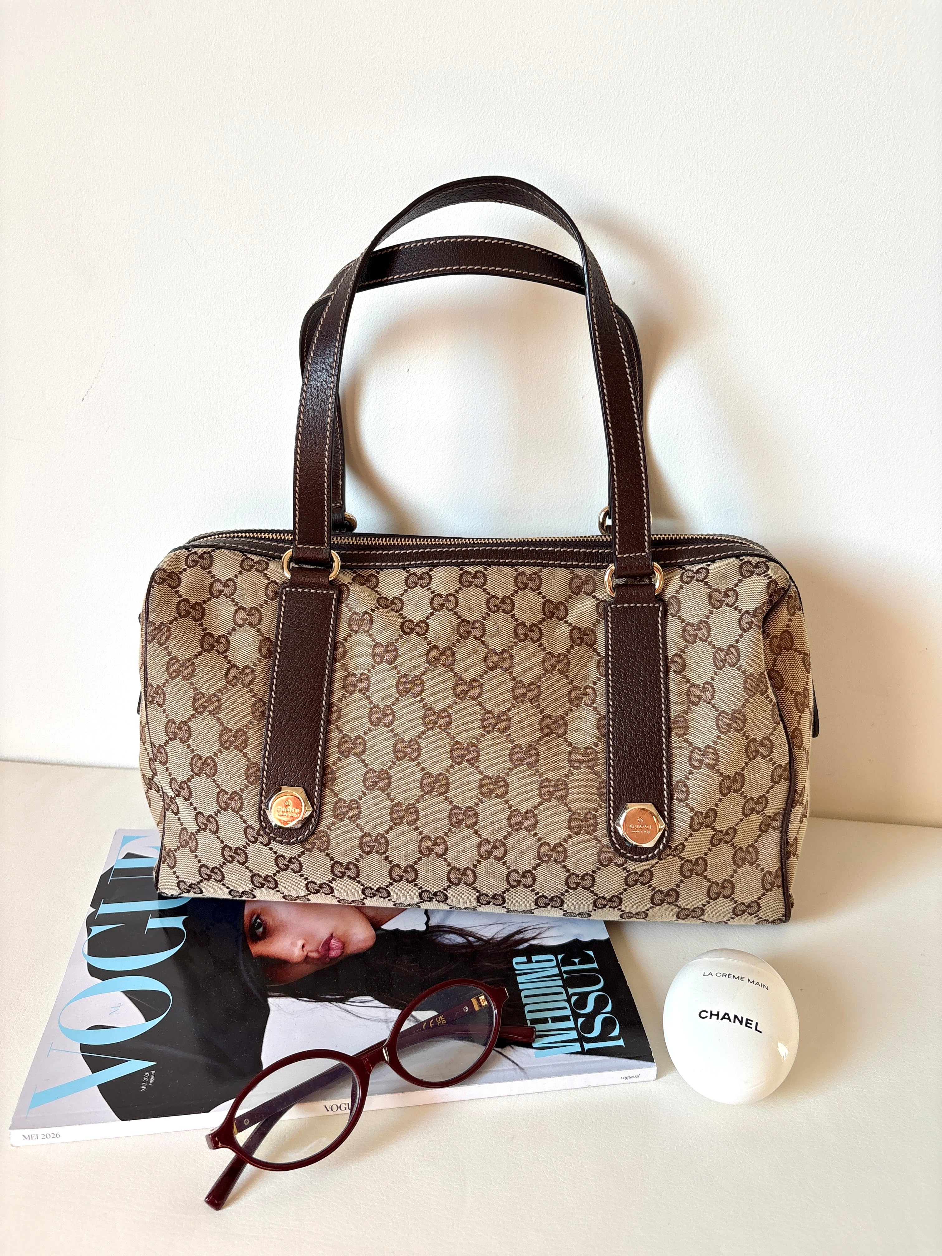 Gucci Monogram Charmy Boston
