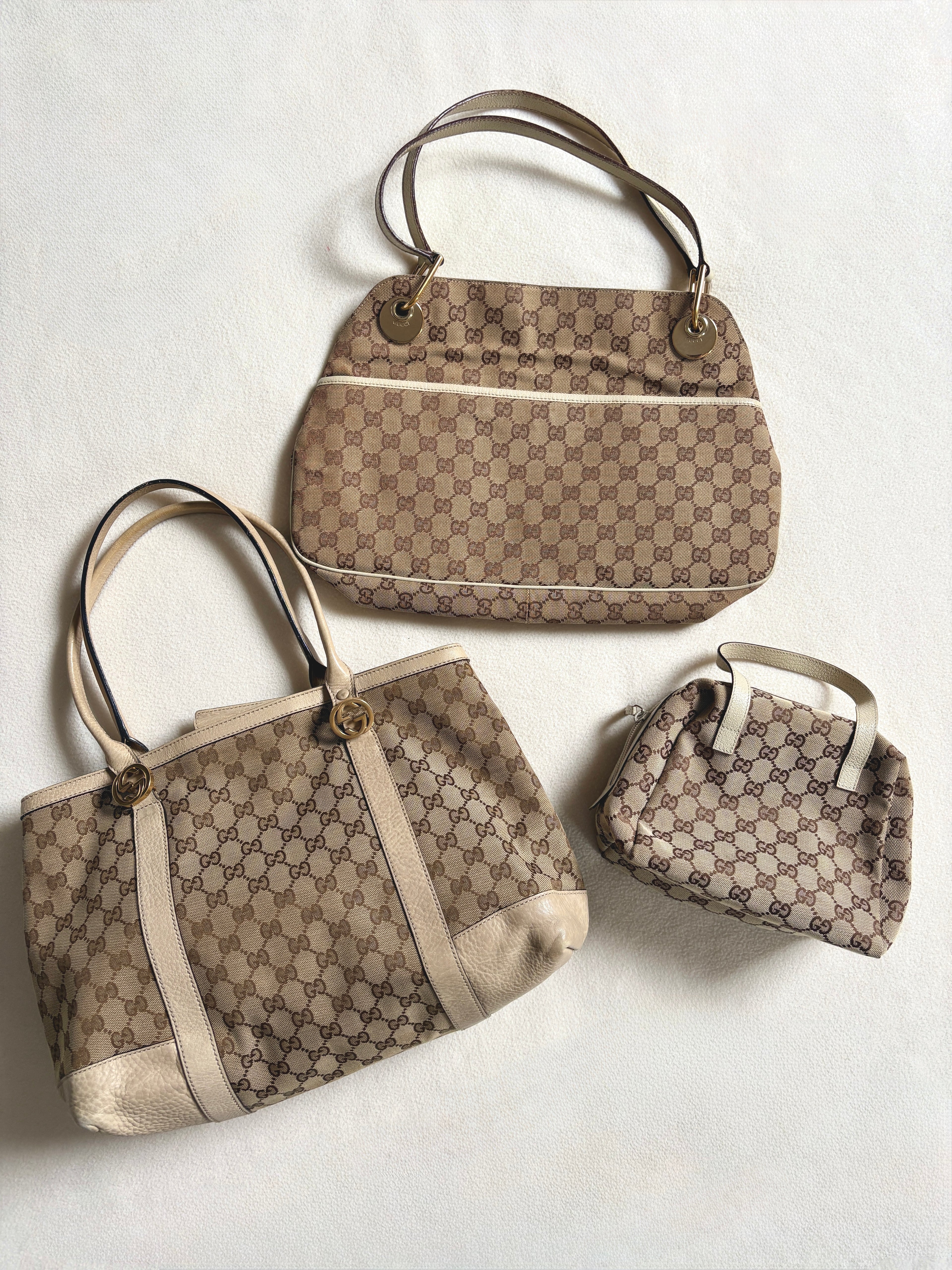 Gucci Monogram Eclipse, Gucci logo label detail, authentiek