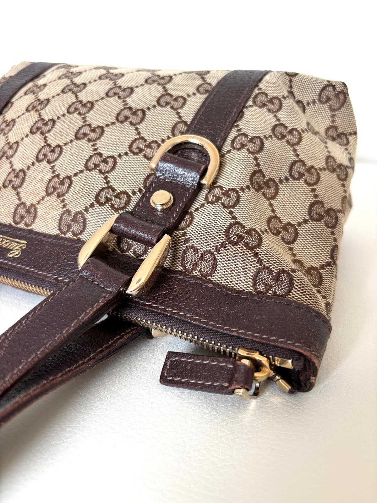 Gucci Abbey D-ring Monogram Tote Mini